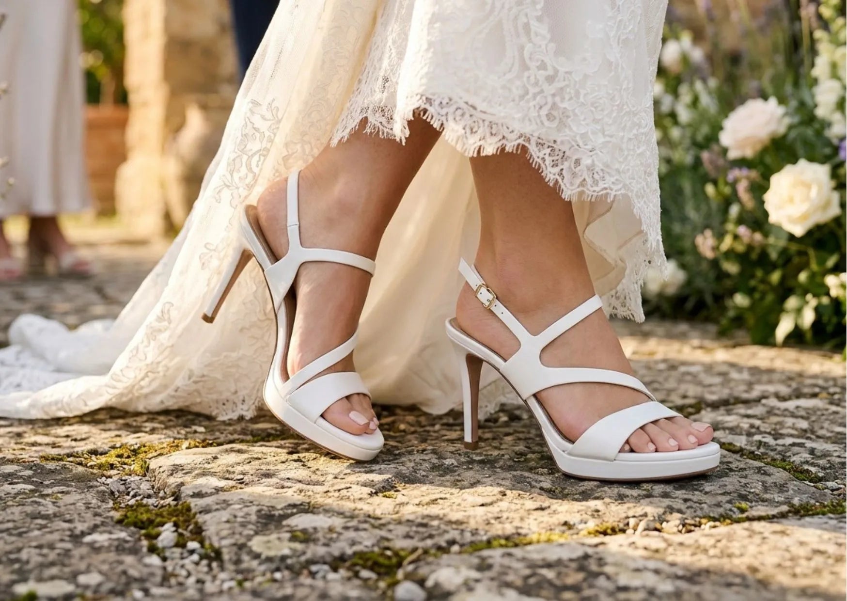 Sandalo sposa Albano: eleganza e comfort per il giorno del sì