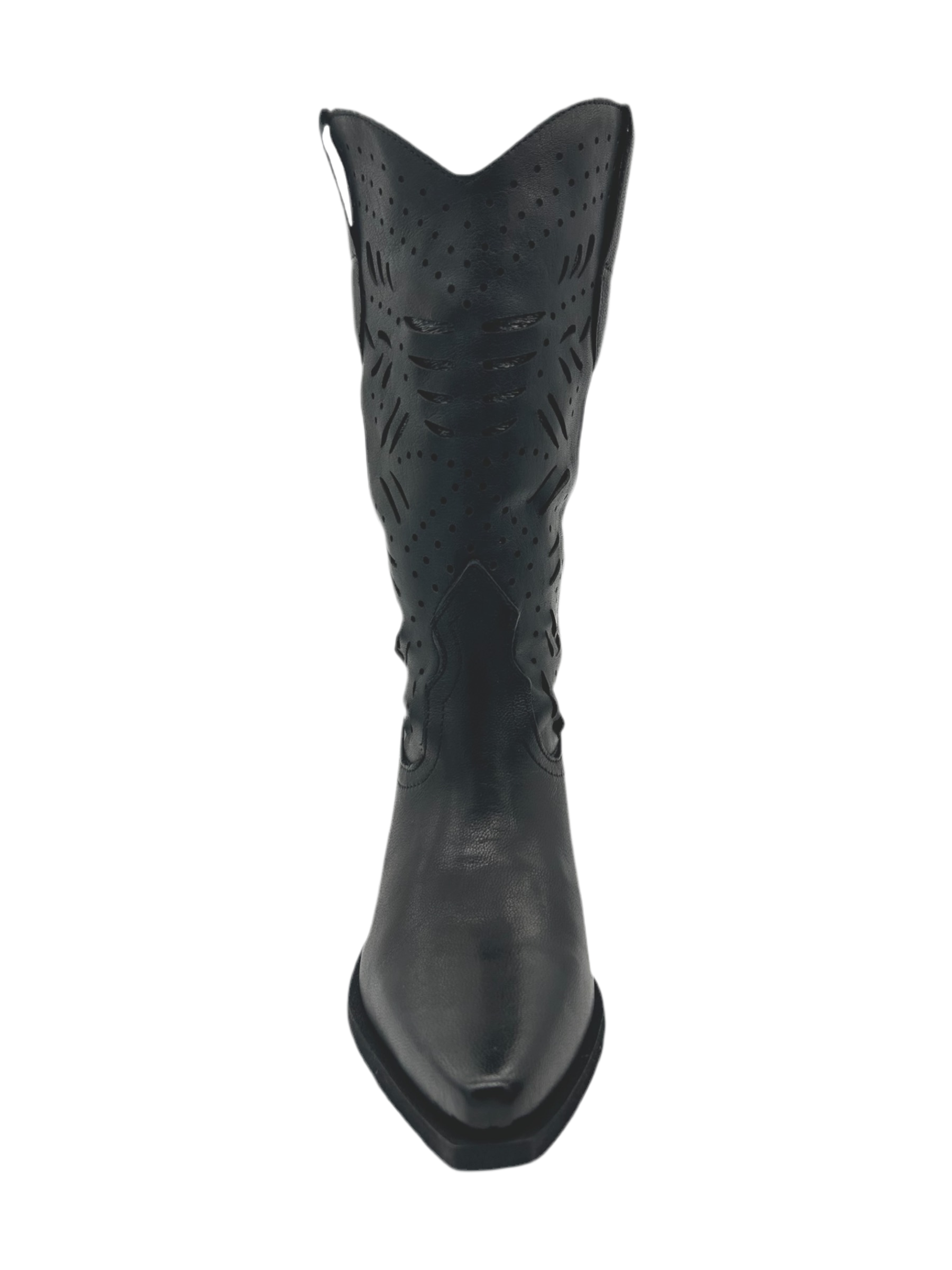 Stivale texano pelle Zoe Nero - Dakota 15 -