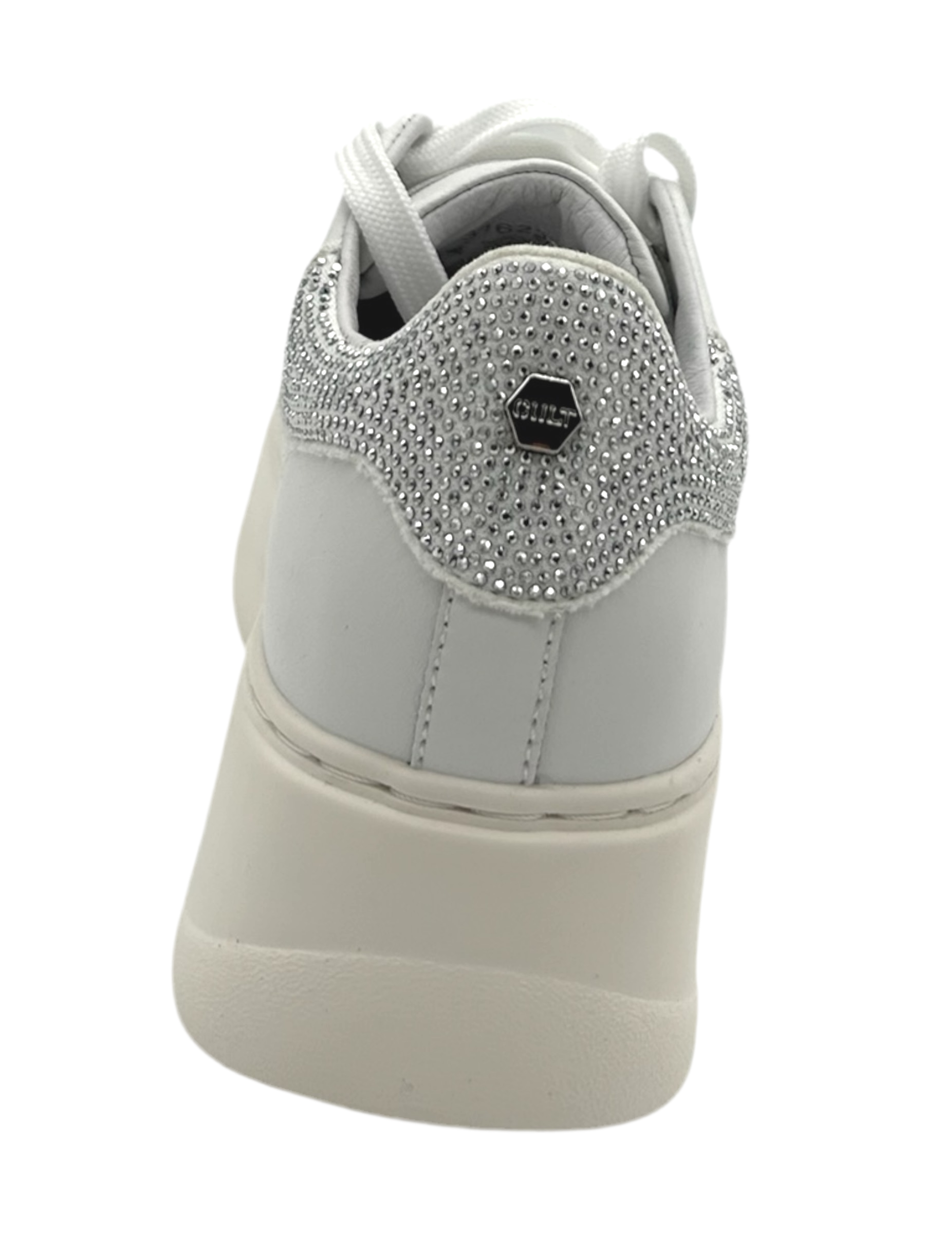 Sneakers pelle donna CULT White - Perry 3162 -