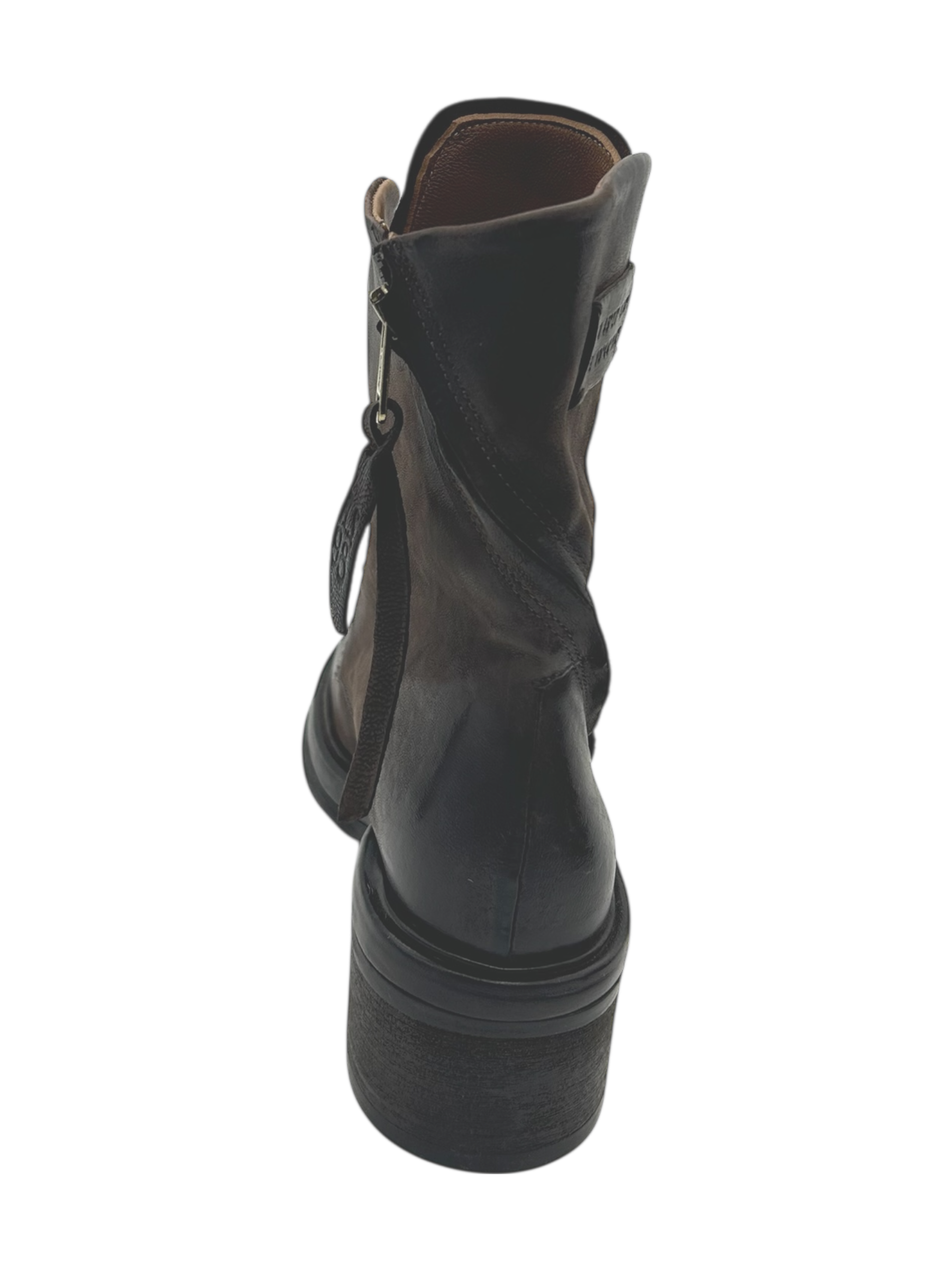 Anfibio pelle donna AS98 Ebano - A89229 -