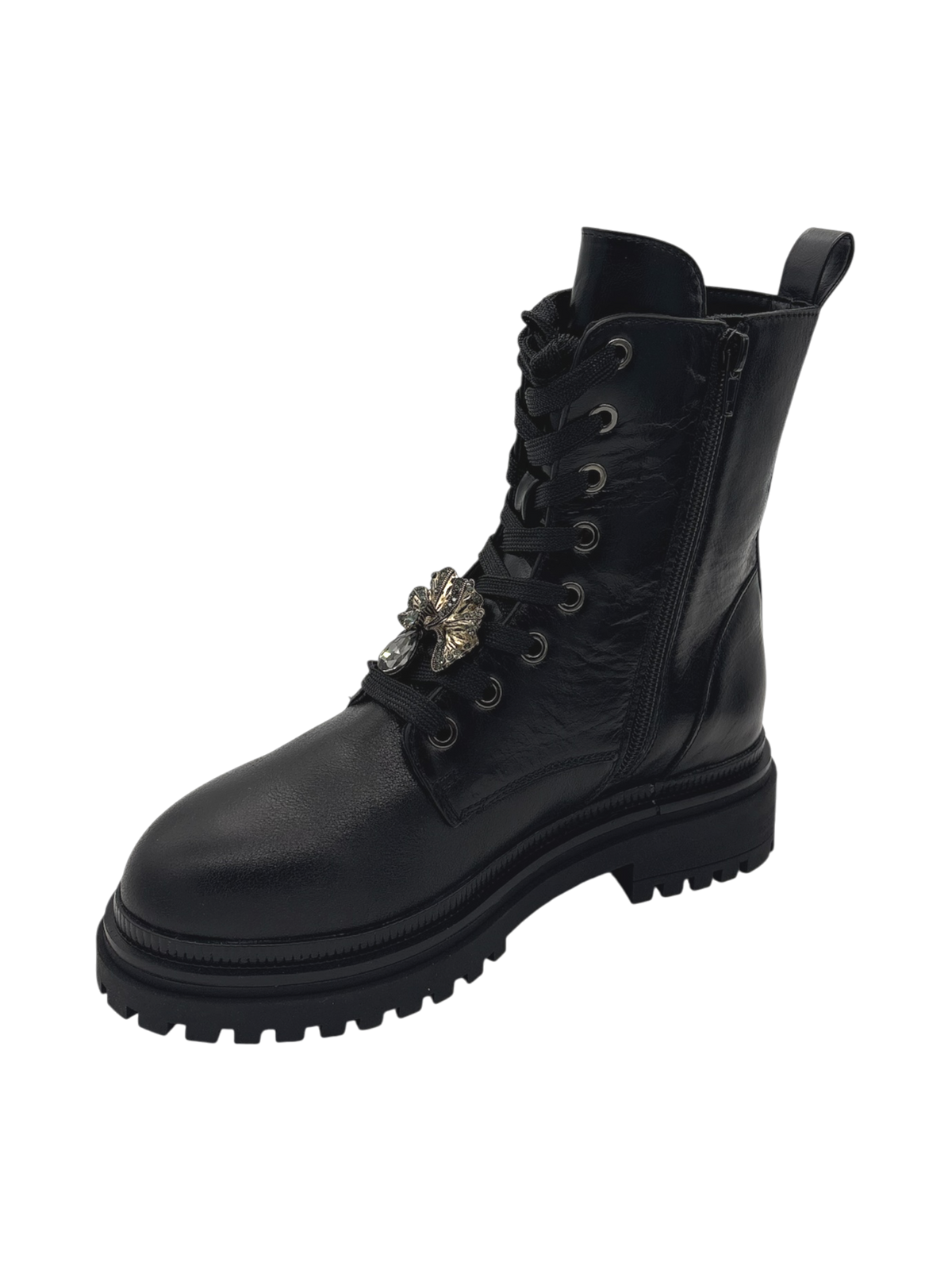 Anfibio donna Apepazza Urban 12 in pelle nera