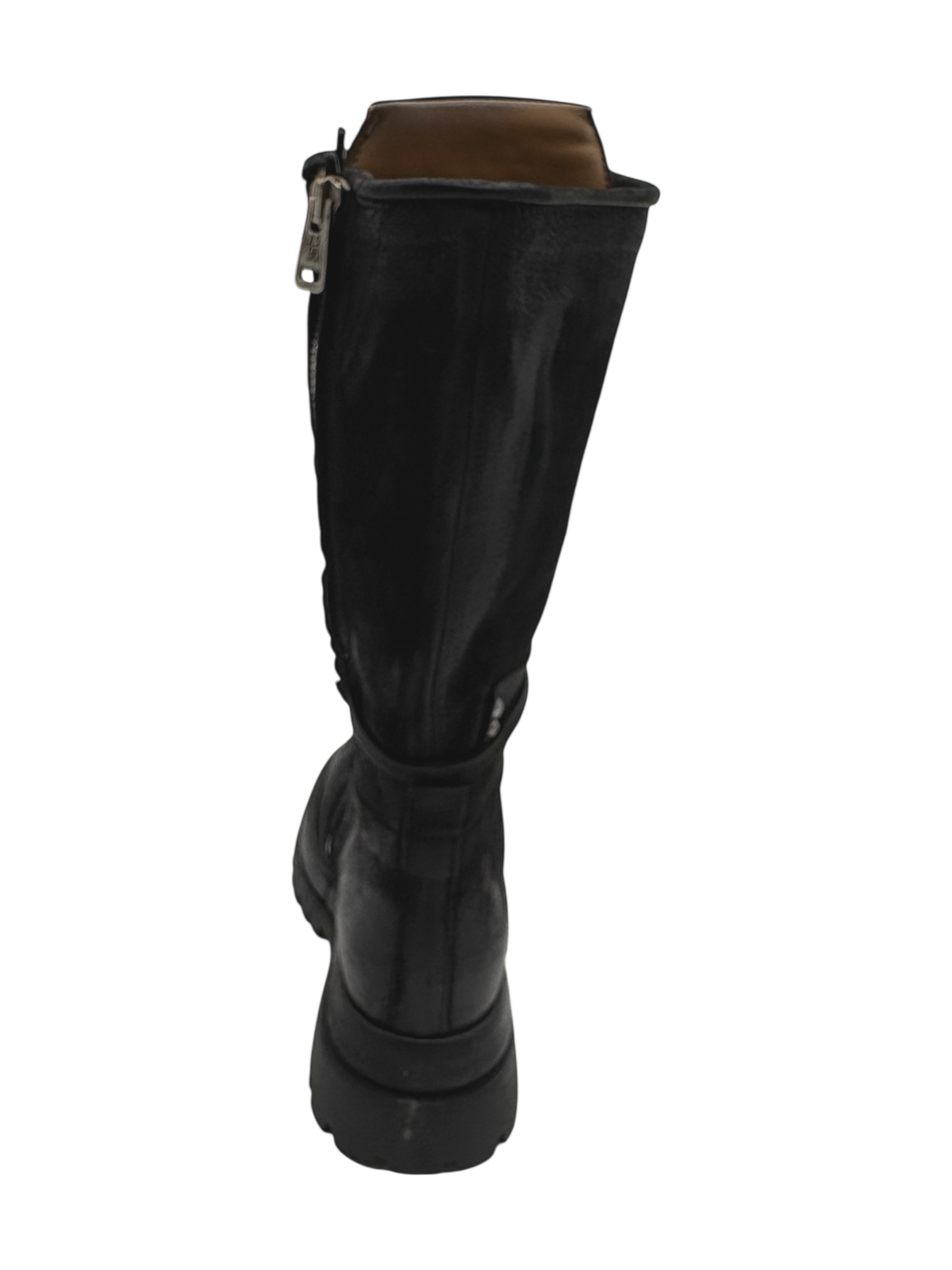 Anfibio pelle donna AS98 Nero - B51327-
