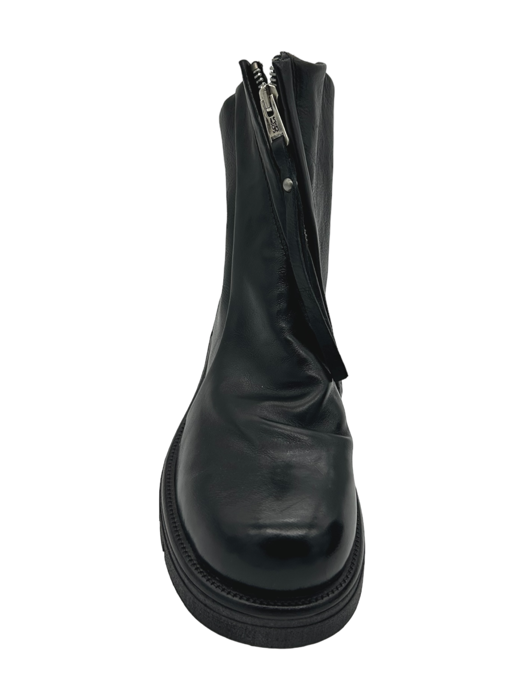 Anfibio pelle donna AS98 Nero - B81202 -