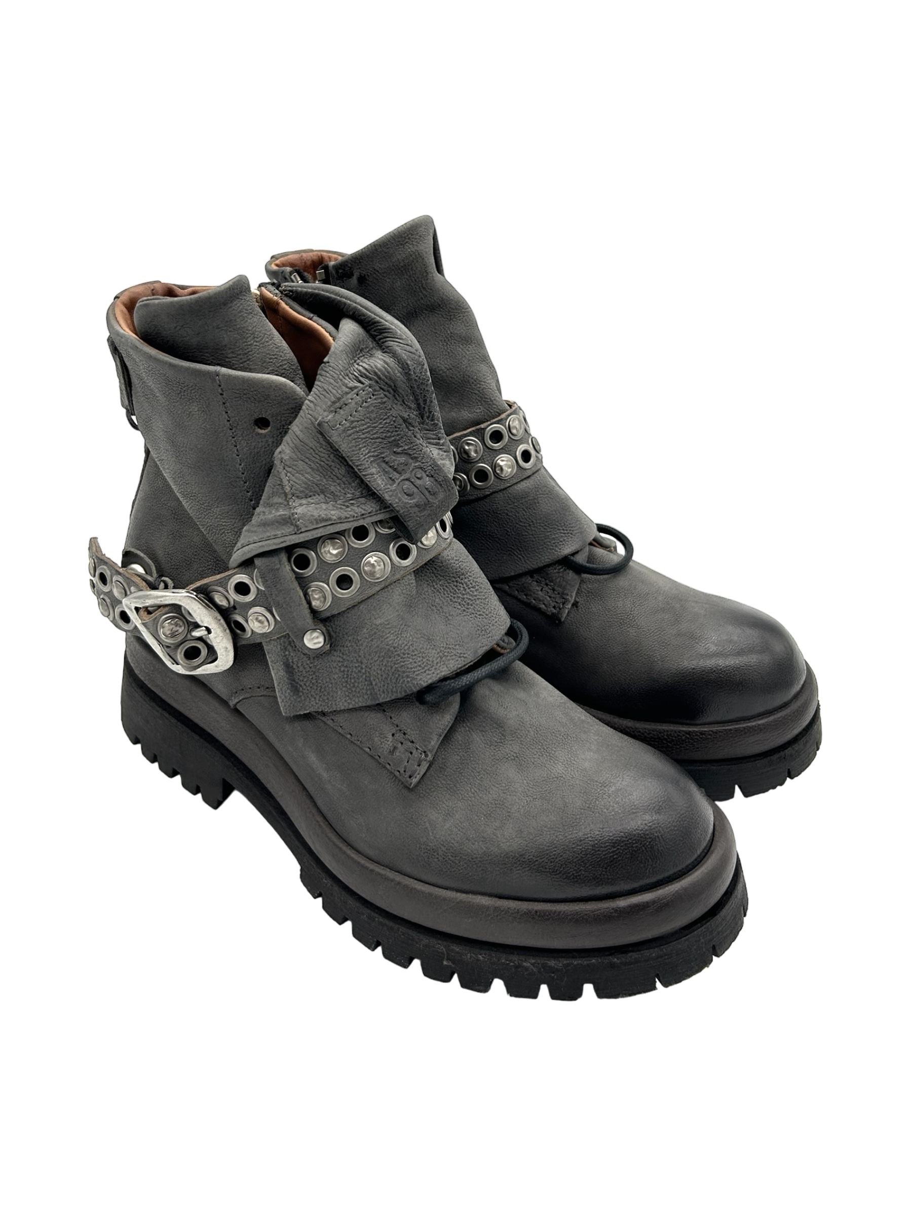 Anfibio pelle donna AS98 Smoke - B51221 -