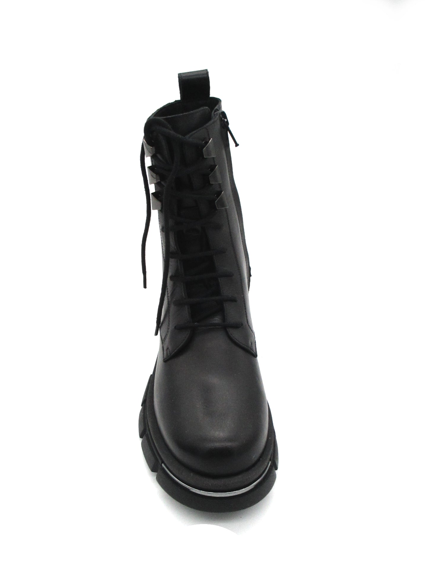 Anfibio pelle donna Albano Nero - 2542 -