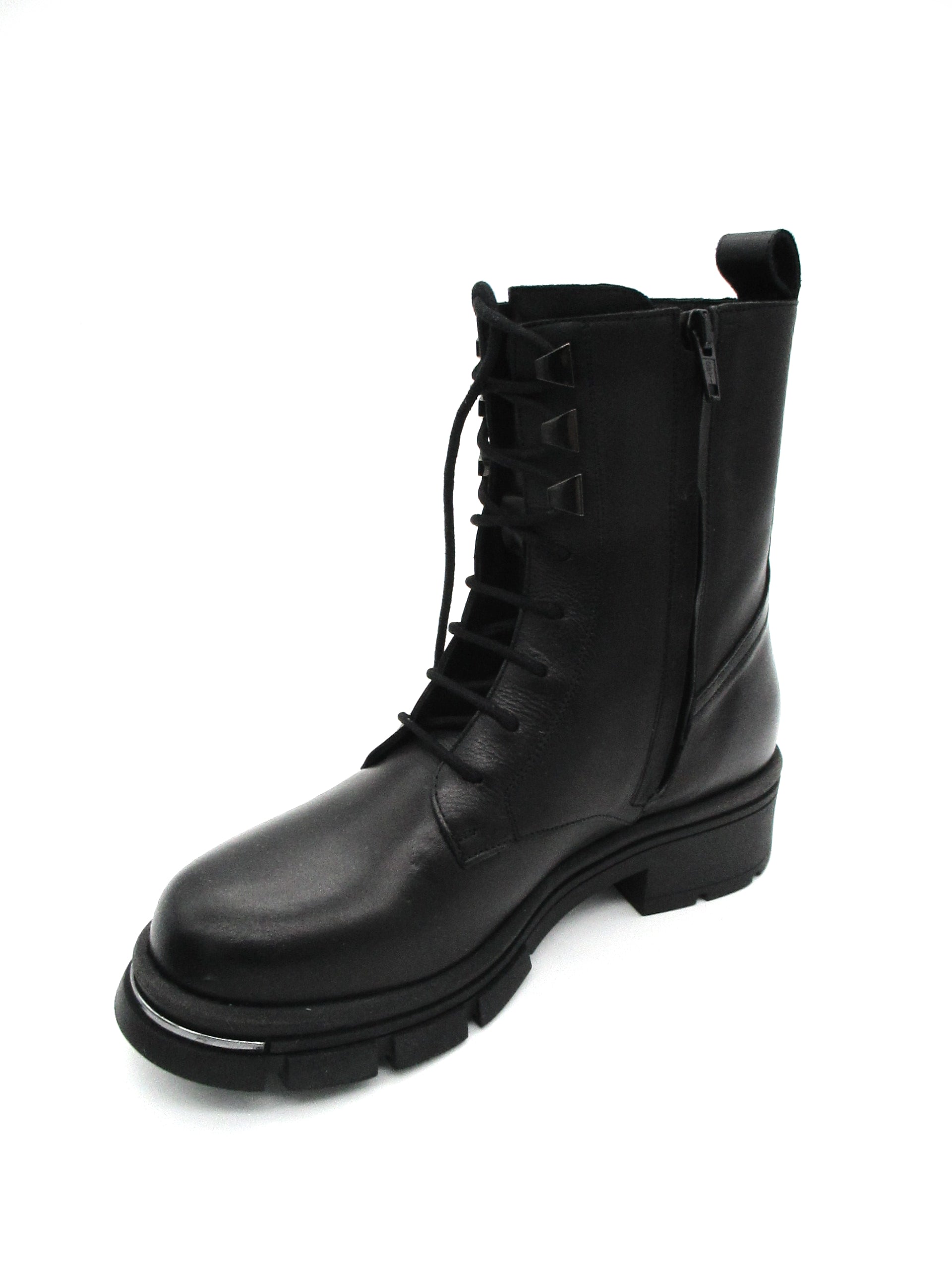 Anfibio pelle donna Albano Nero - 2542 -