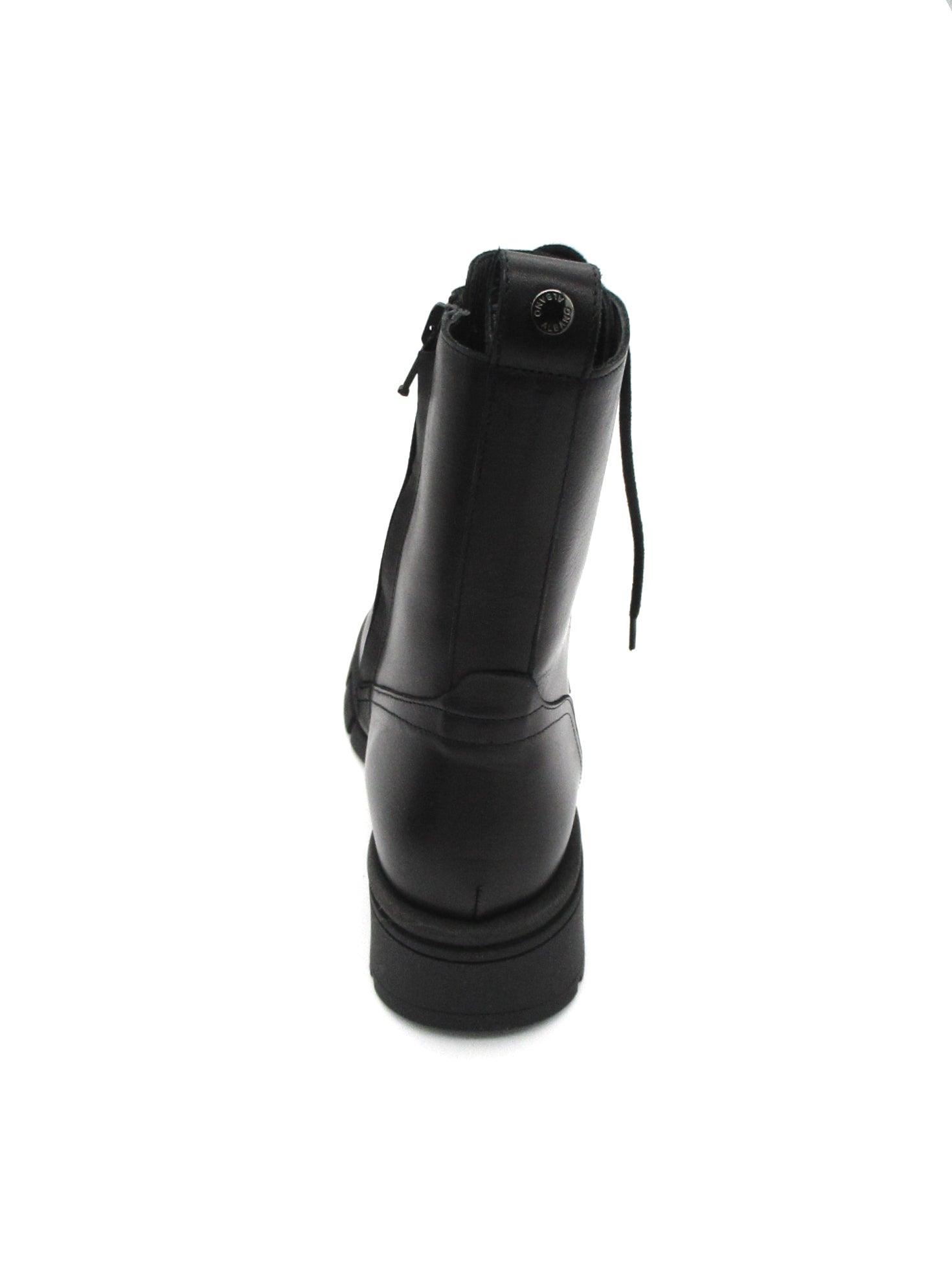 Anfibio pelle donna Albano Nero - 2542 -