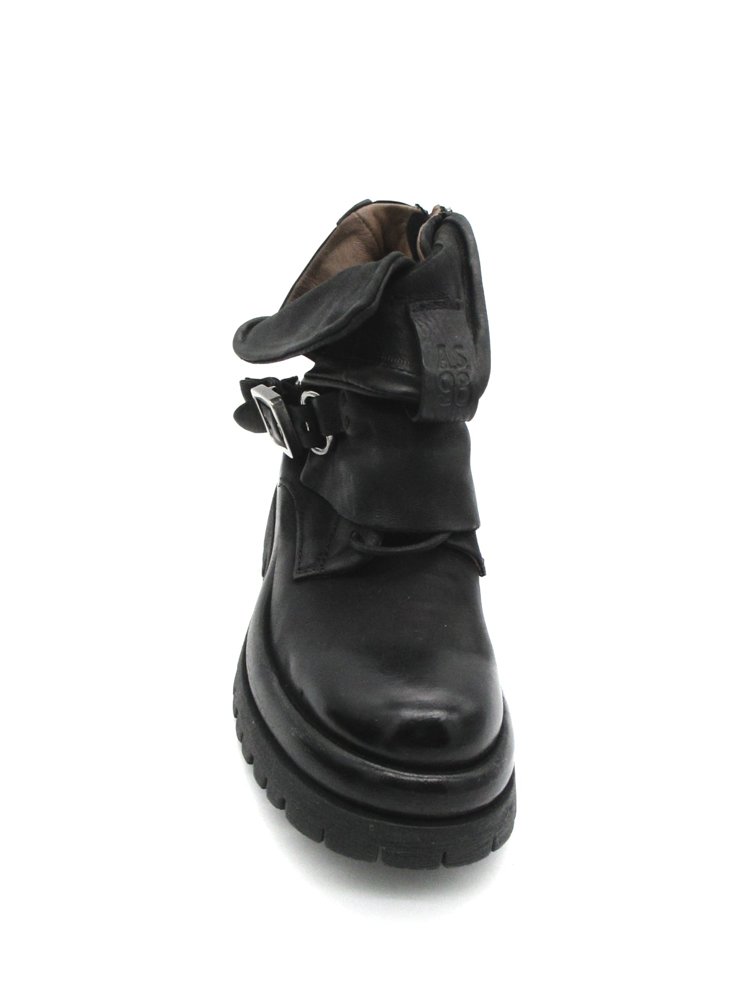 Anfibio pelle donna Black AS98 - B51210 -