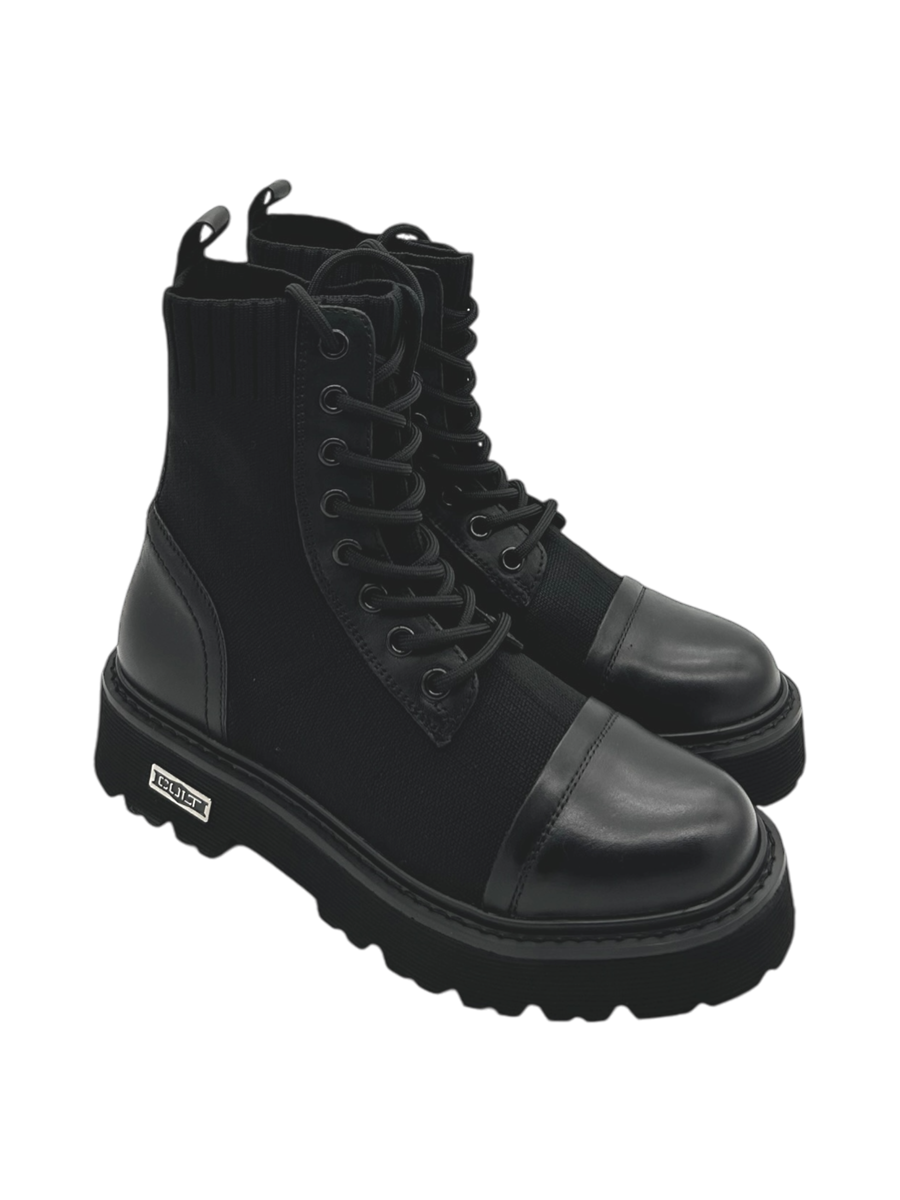 Anfibi In Pelle Cult Per Donna - Nero, Tacco 4.5cm, Taglia EU 36 - Foto 3