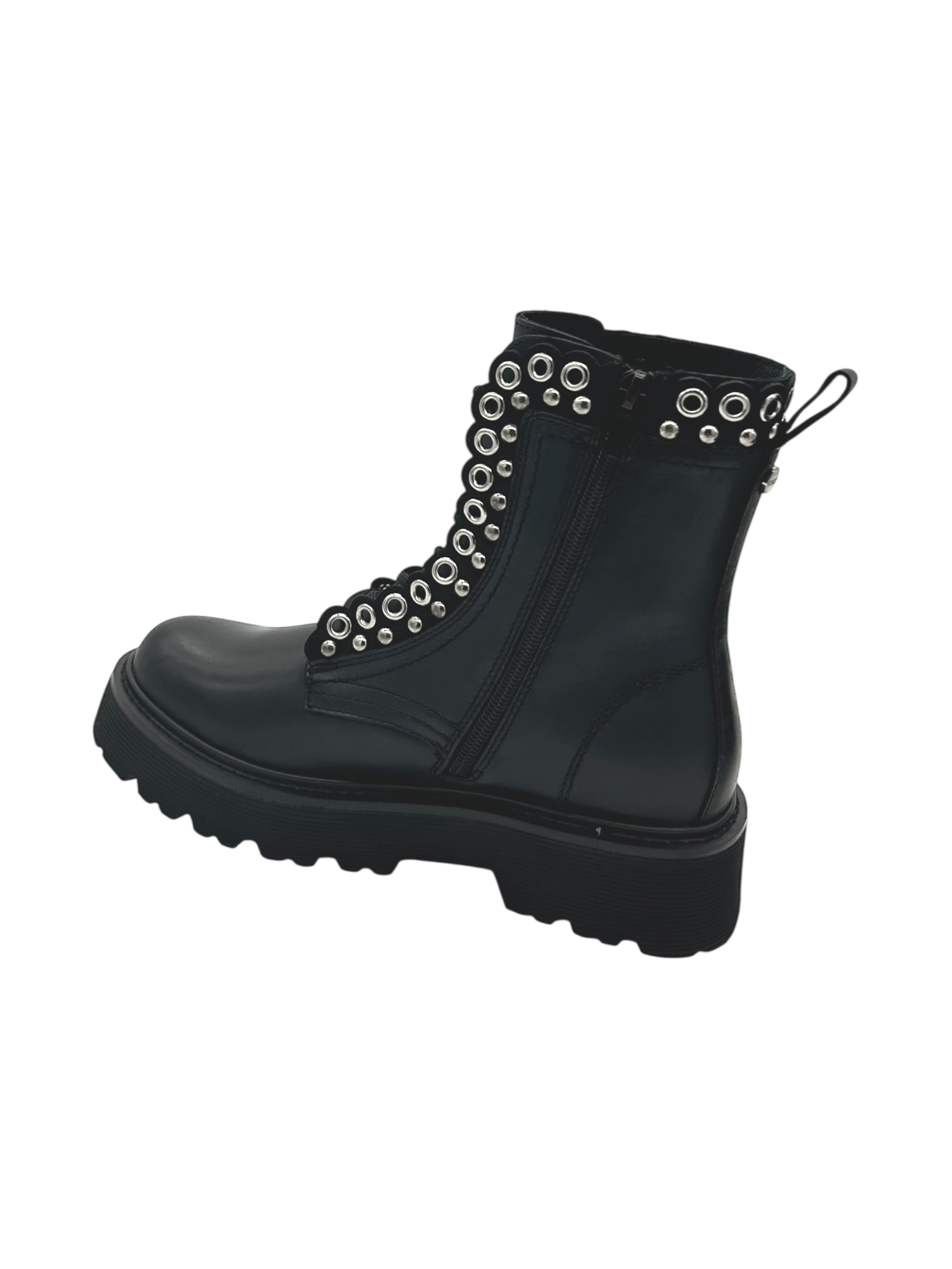 Anfibio pelle donna CULT Black -Slash 4591-