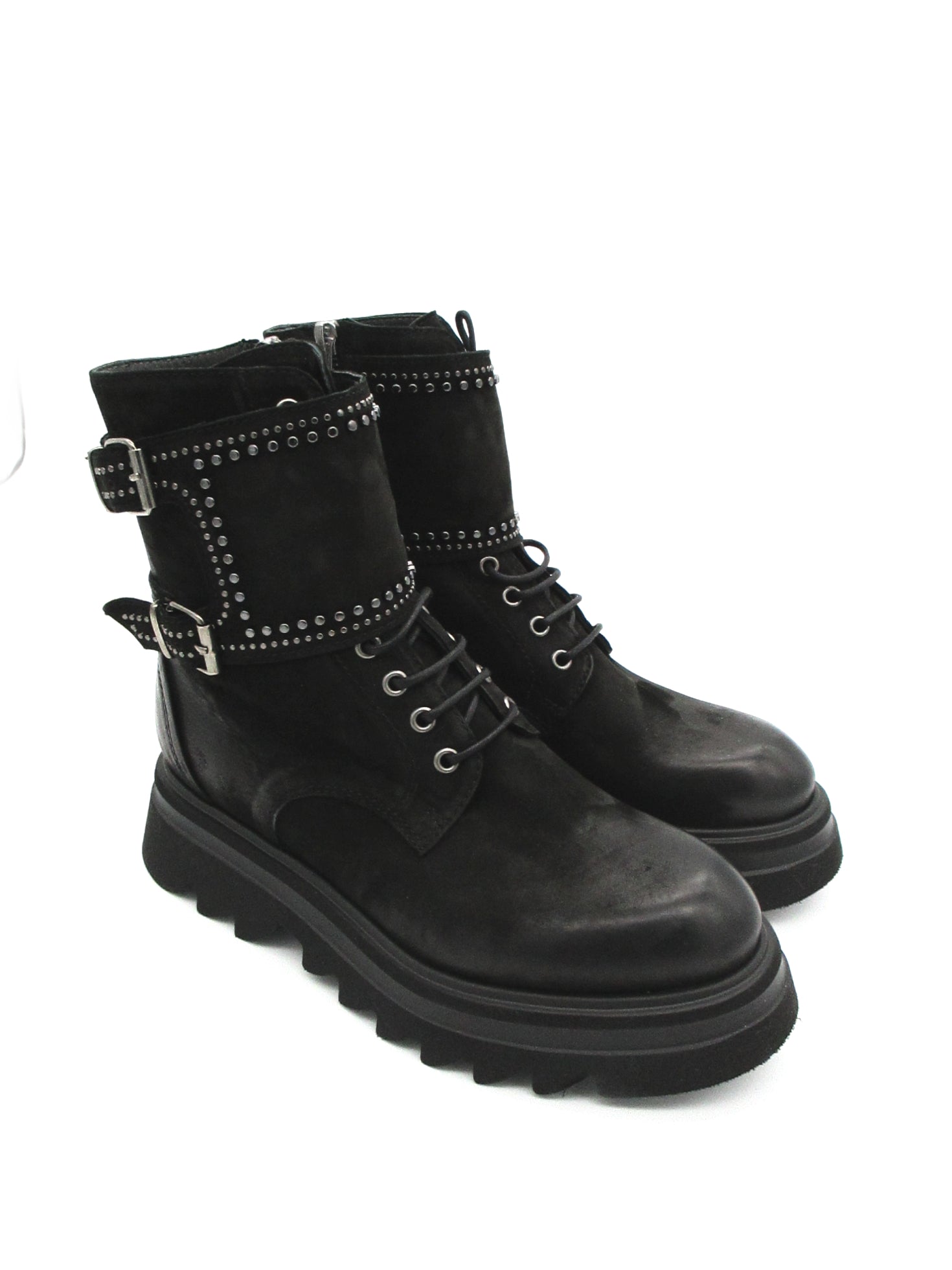 Anfibio pelle donna FRU.IT Black - 8405 -