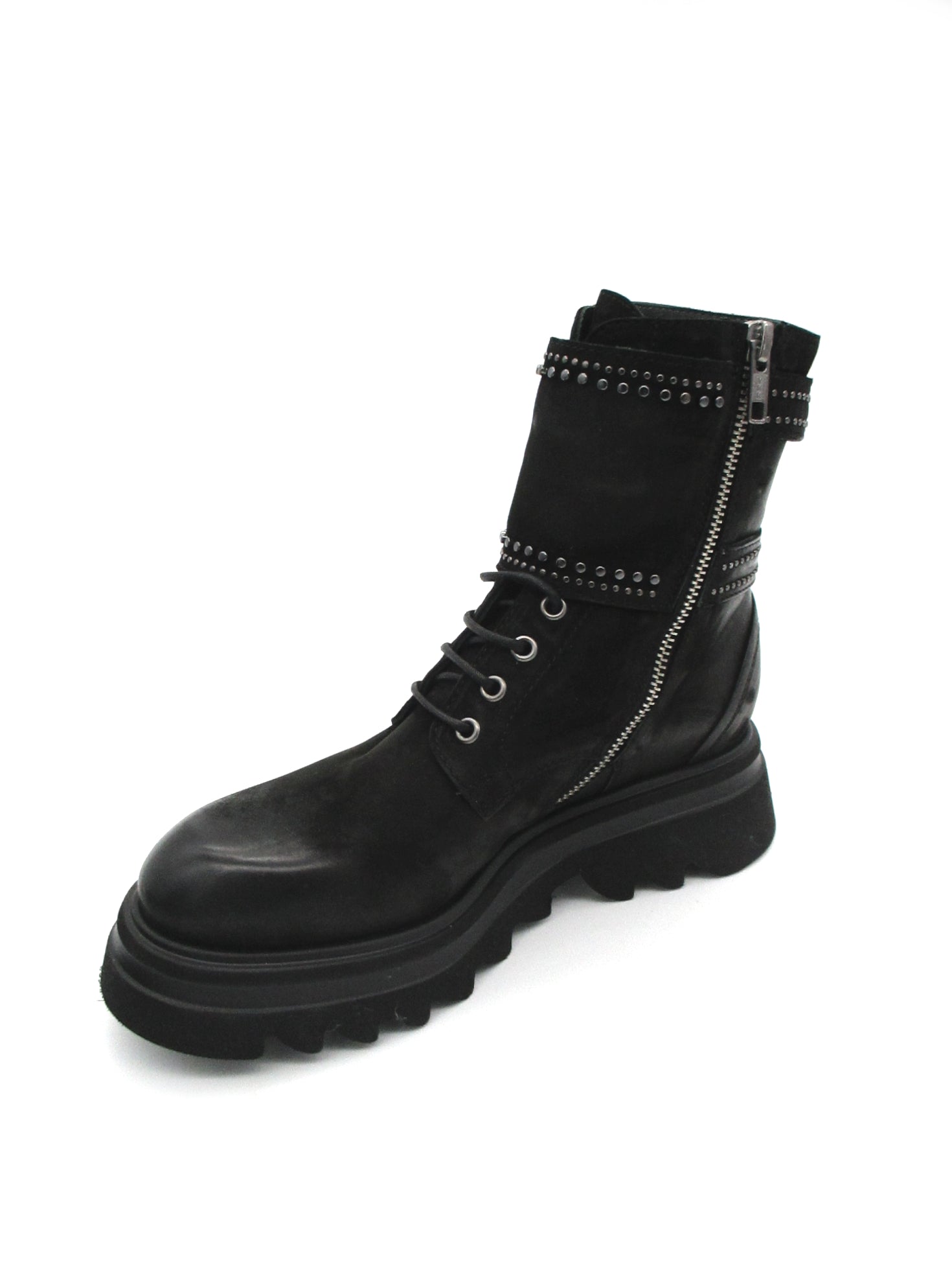 Anfibio pelle donna FRU.IT Black - 8405 -