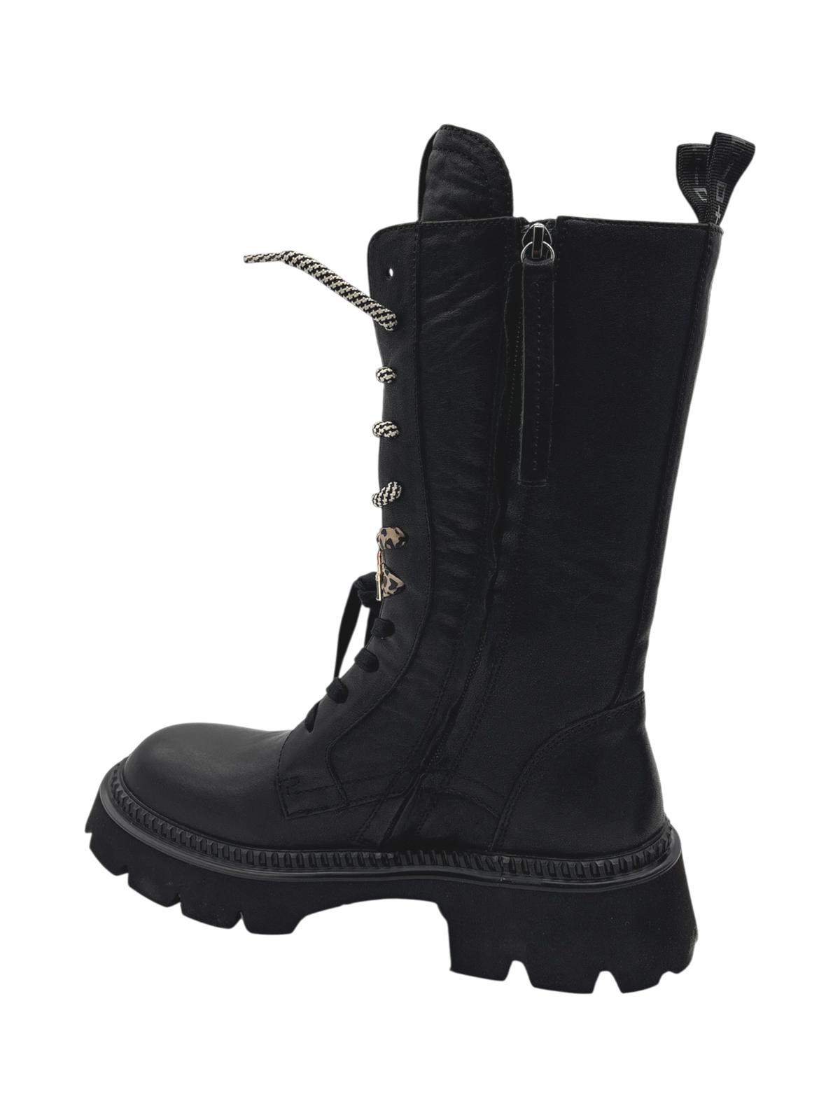Anfibio pelle donna GIO+ Greta01A Nero