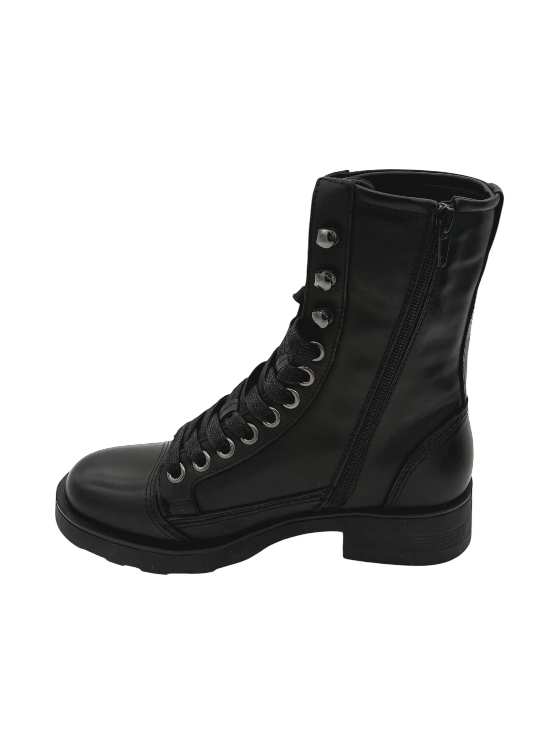 Anfibio pelle donna Oxs Nero -Frank 0021-