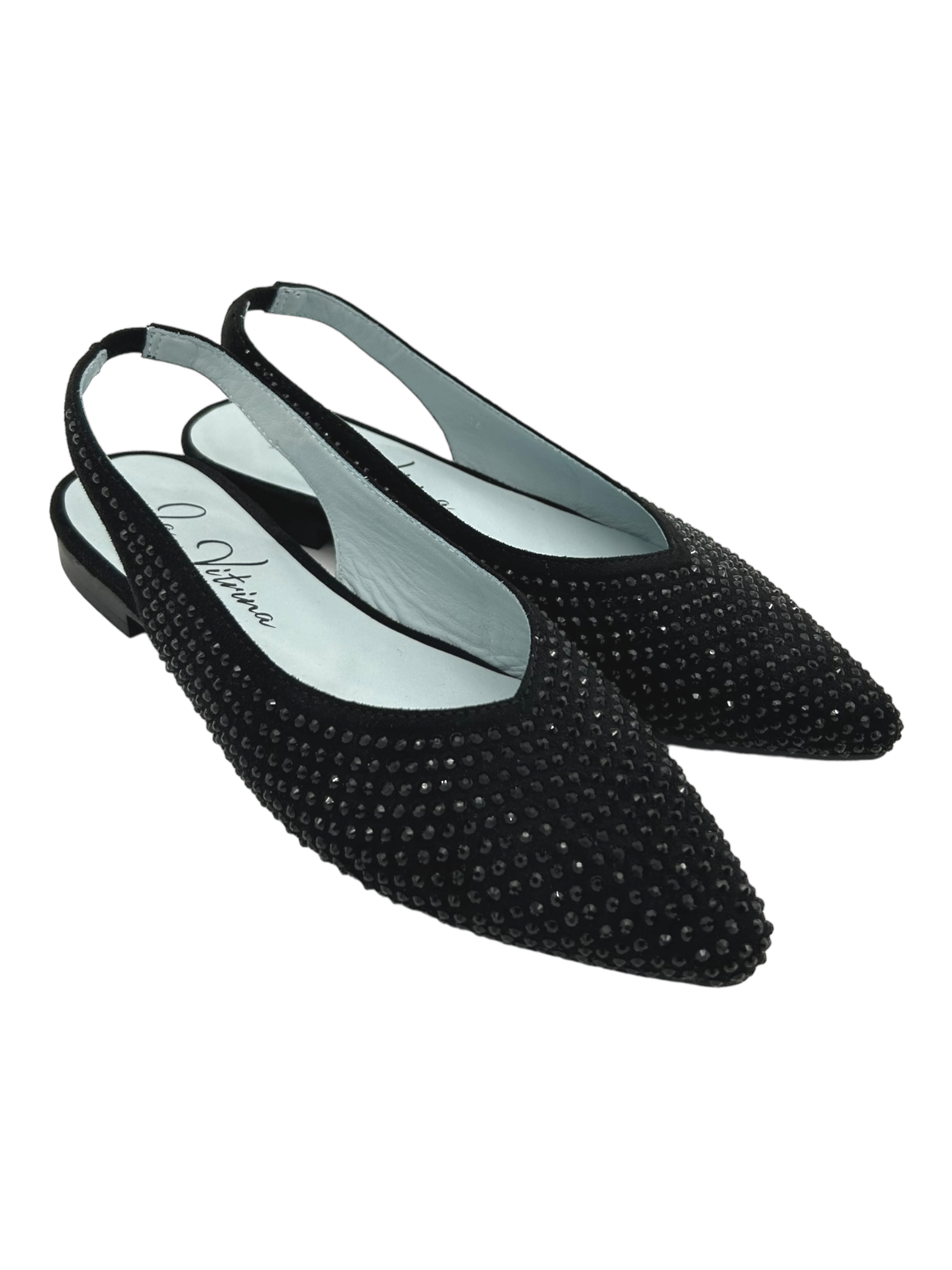 Ballerina donna La Vitrina by Valery camoscio Black - X01-5 -