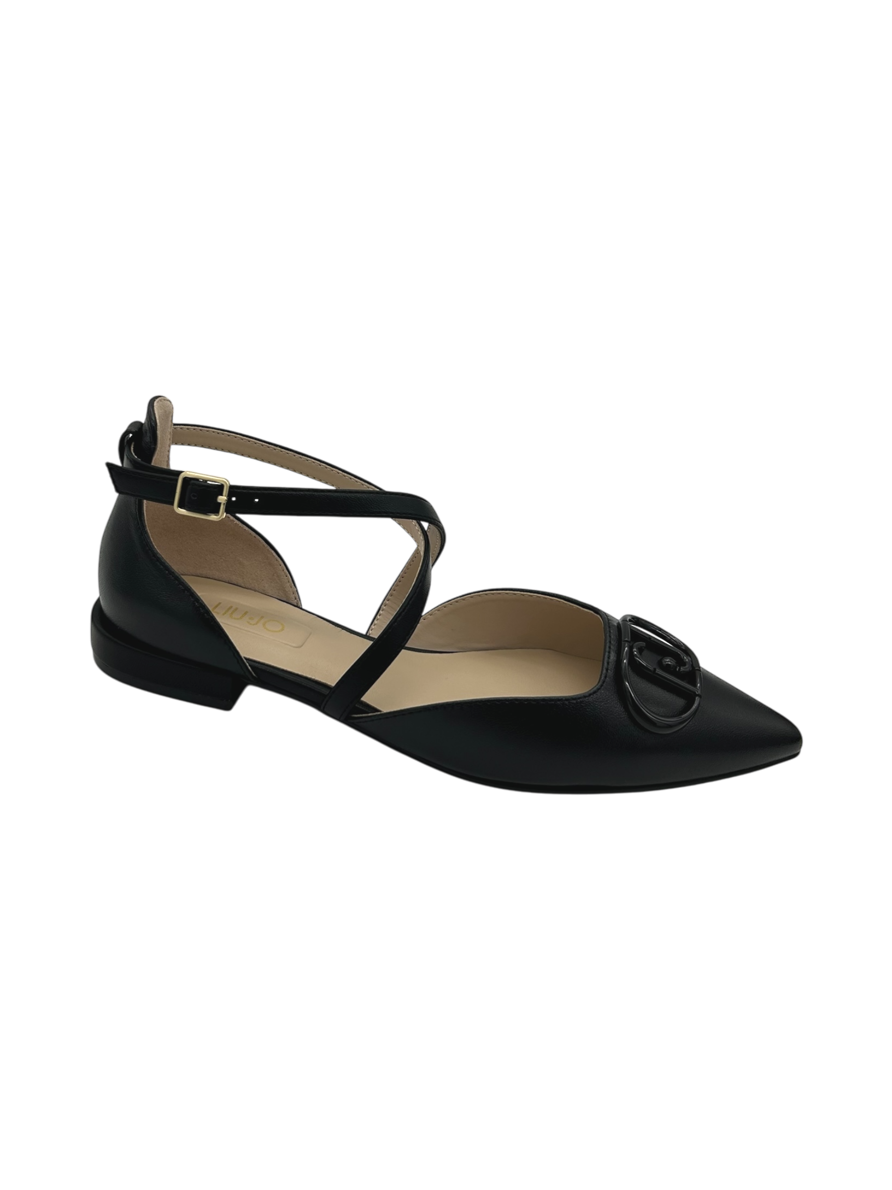 Ballerina nappa LIUJO Black - Viola 19 -