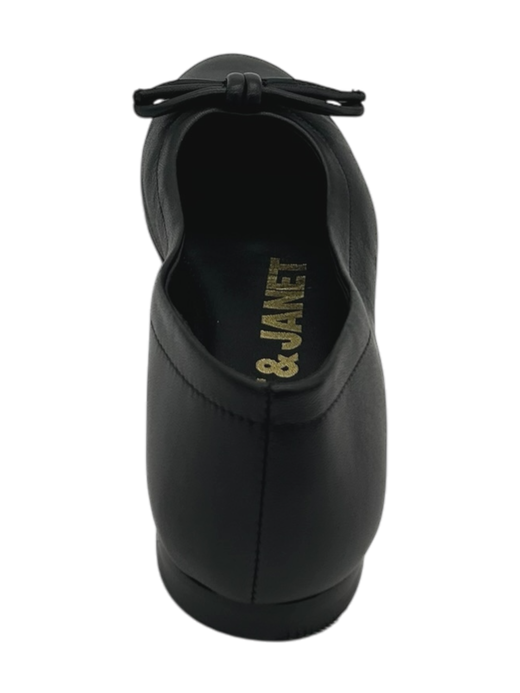 Ballerina pelle donna Janet & Janet Nero - J 076 -