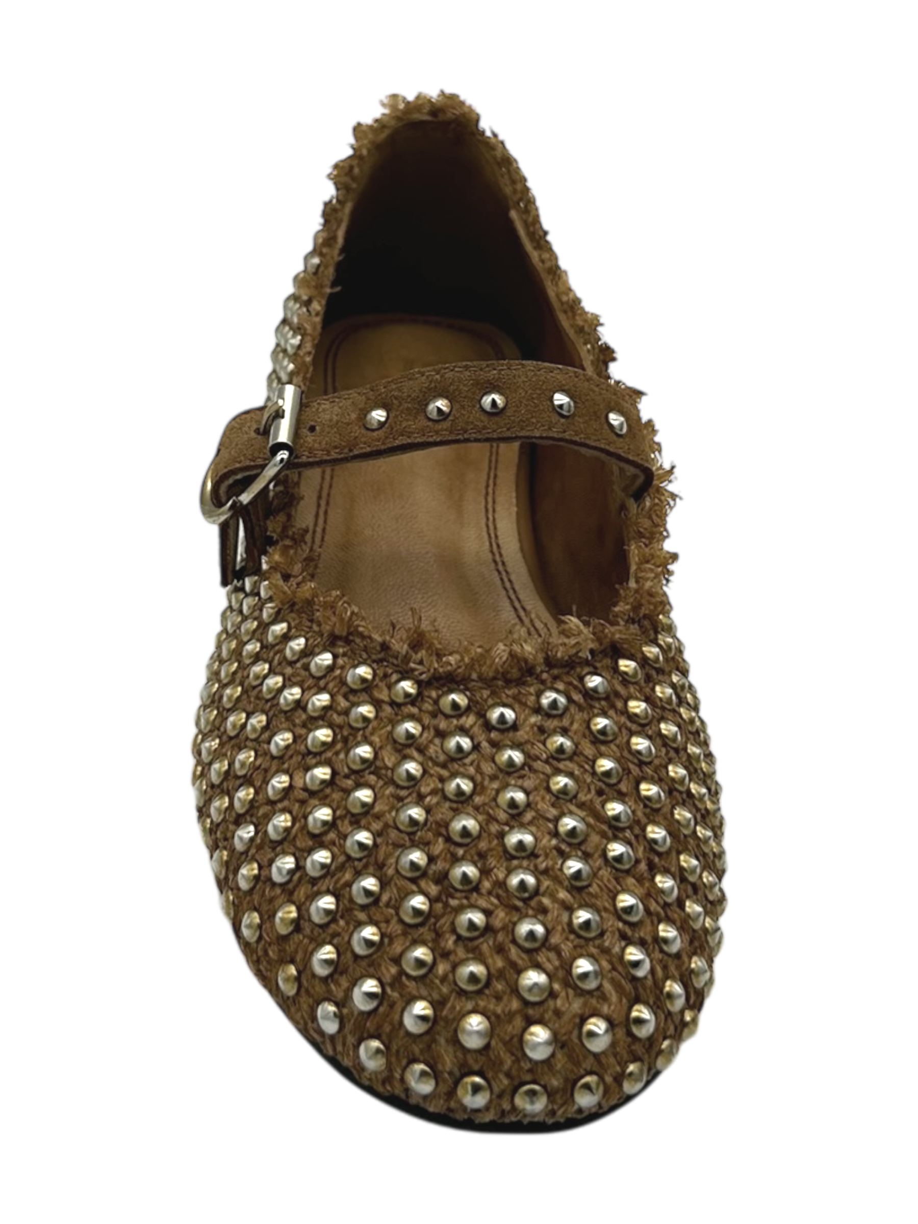 Ballerina Black Rose by Zoe raffia Cuoio - Milano 02 -