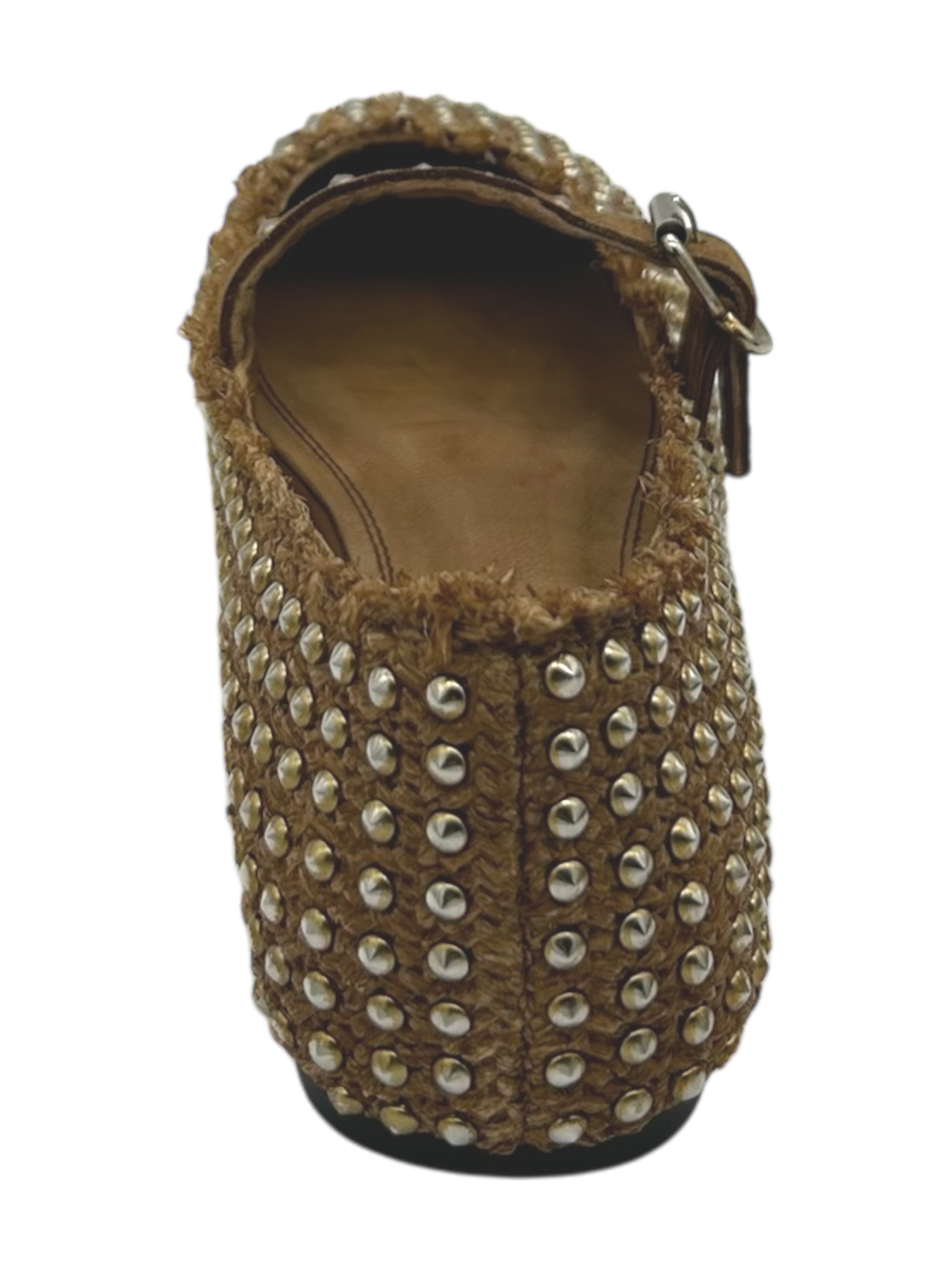 Ballerina Black Rose by Zoe raffia Cuoio - Milano 02 -