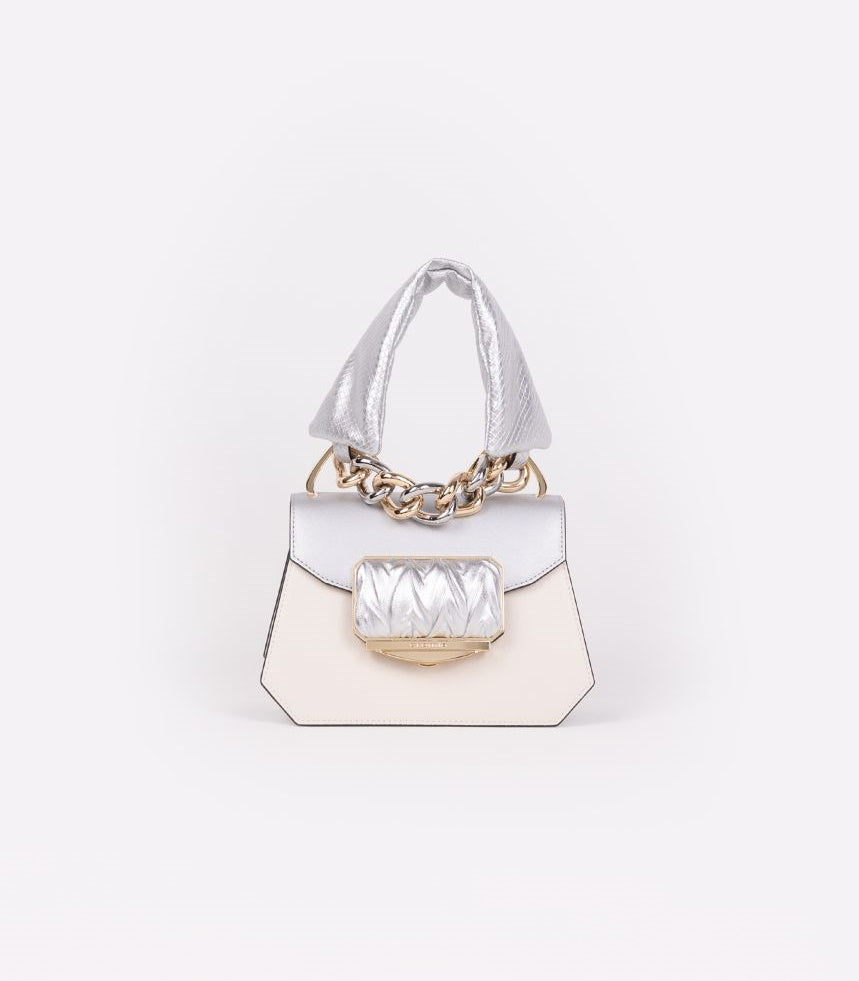 Borsa donna in pelle Cromia Silver - 1405643 -