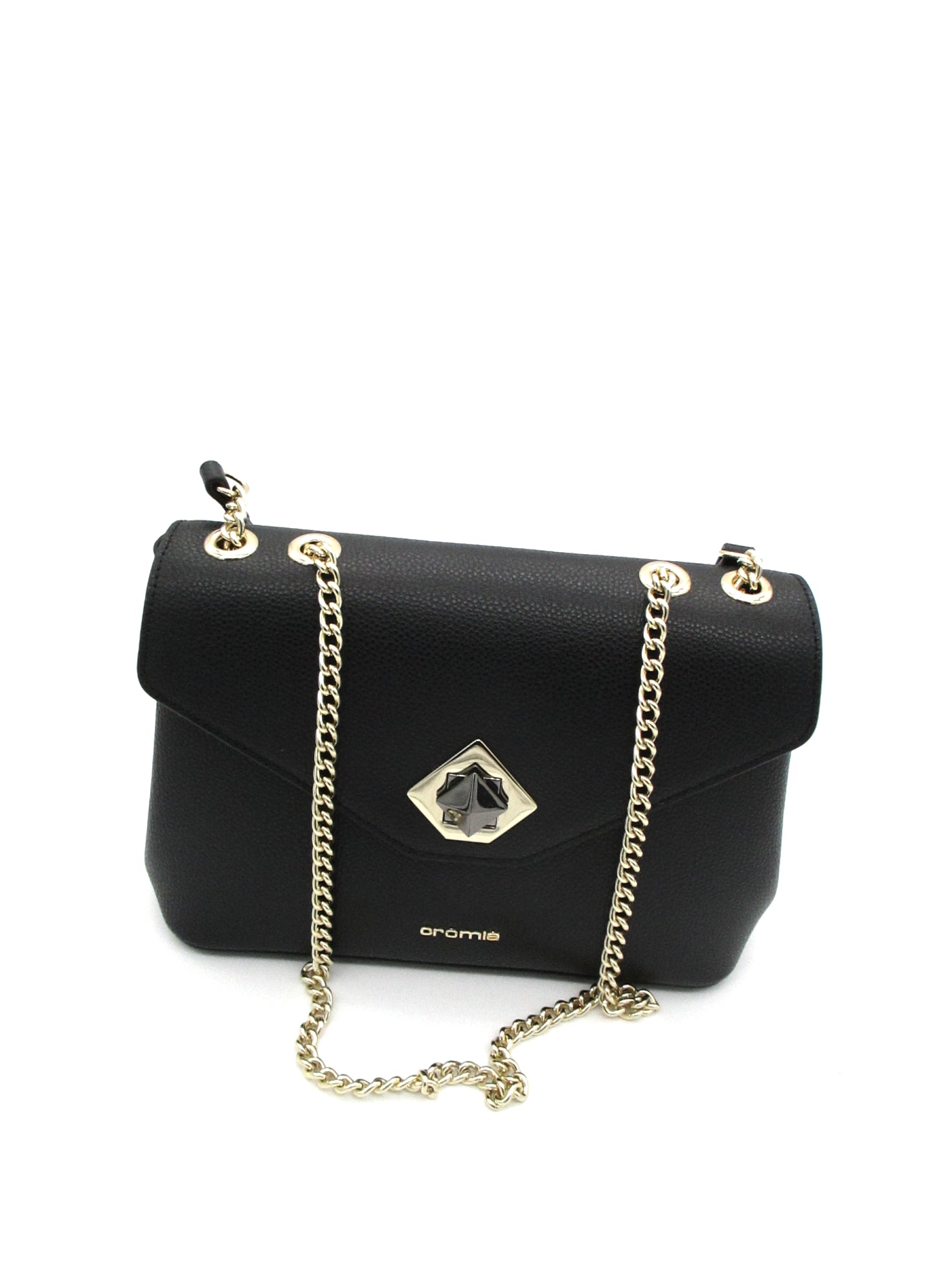 Borsa donna in pelle Cromia black - 1405497 -