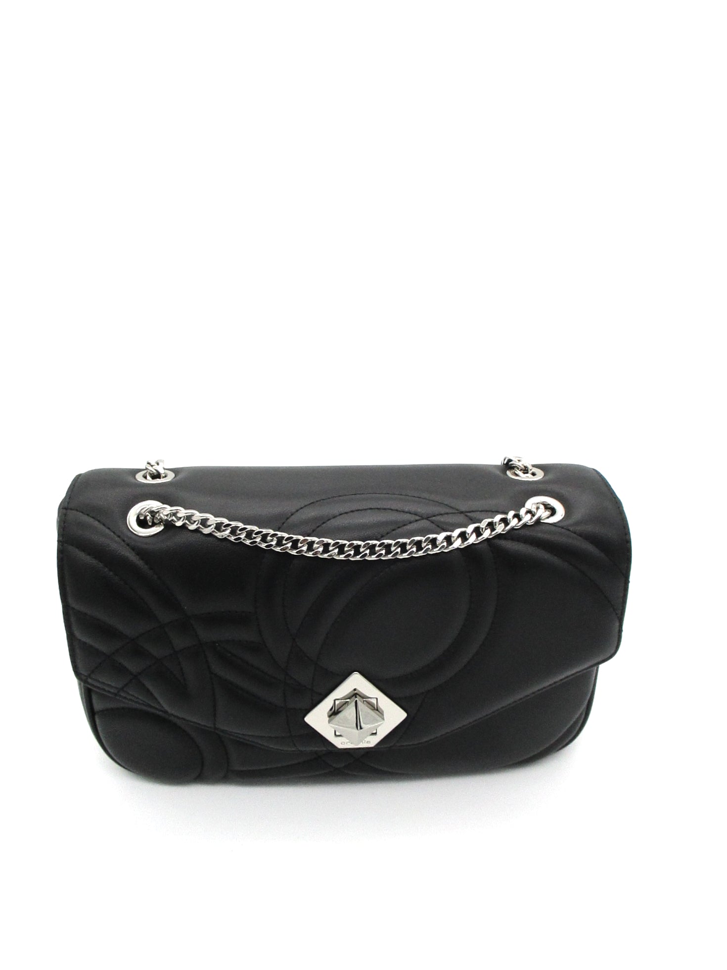Borsa donna in pelle Cromia black - 1405573 -