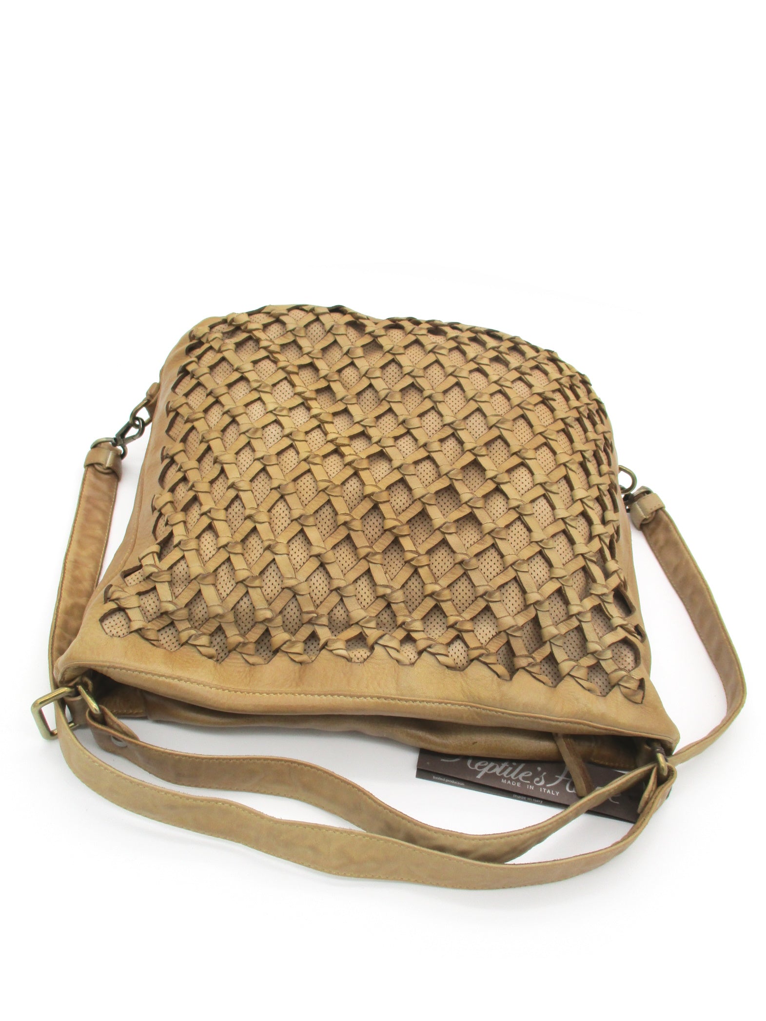 Borsa donna in pelle Reptile's House's Nody Avana