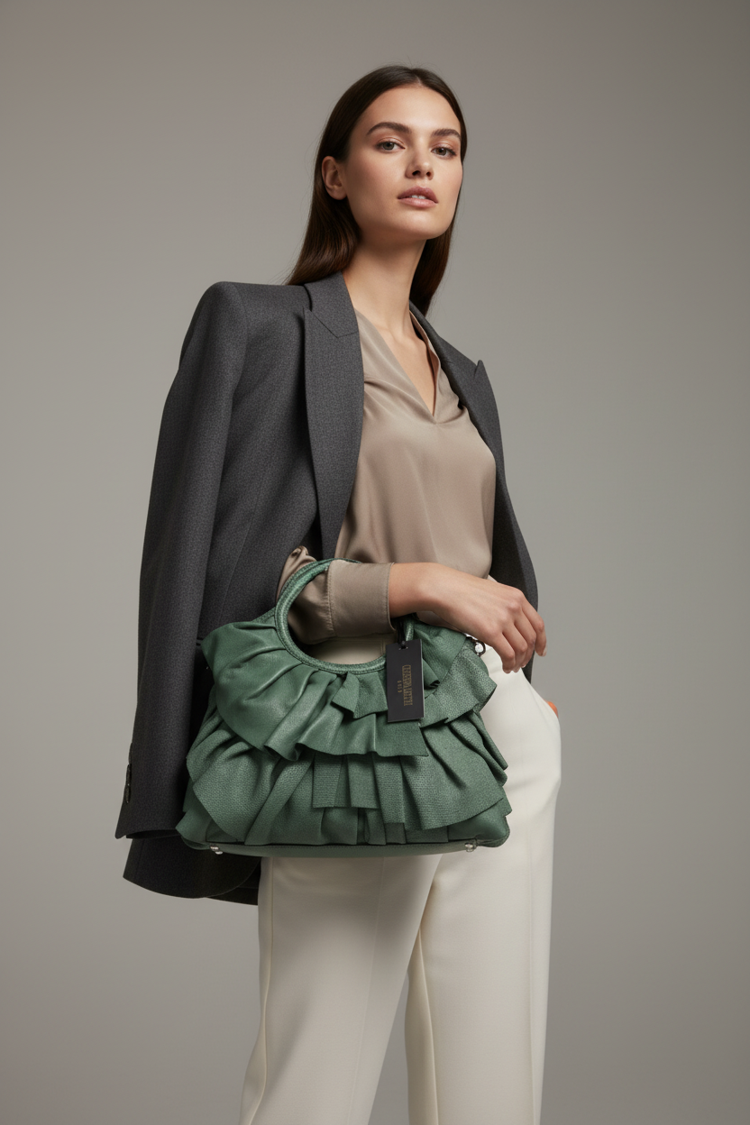 Borsa pelle Caterina Lucchi pino - L013030ND -