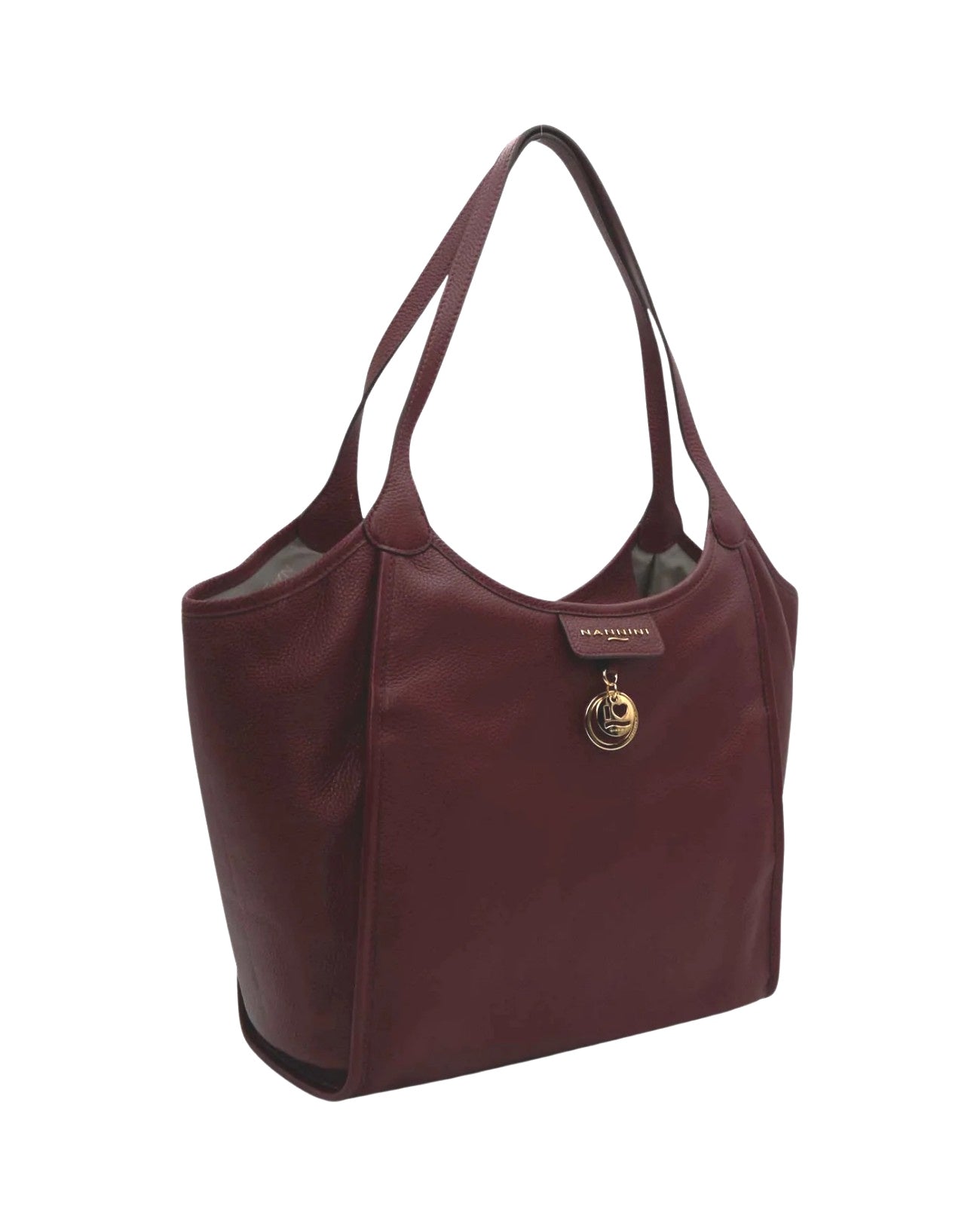 Borsa pelle Nannini Bordeaux - 19036 -