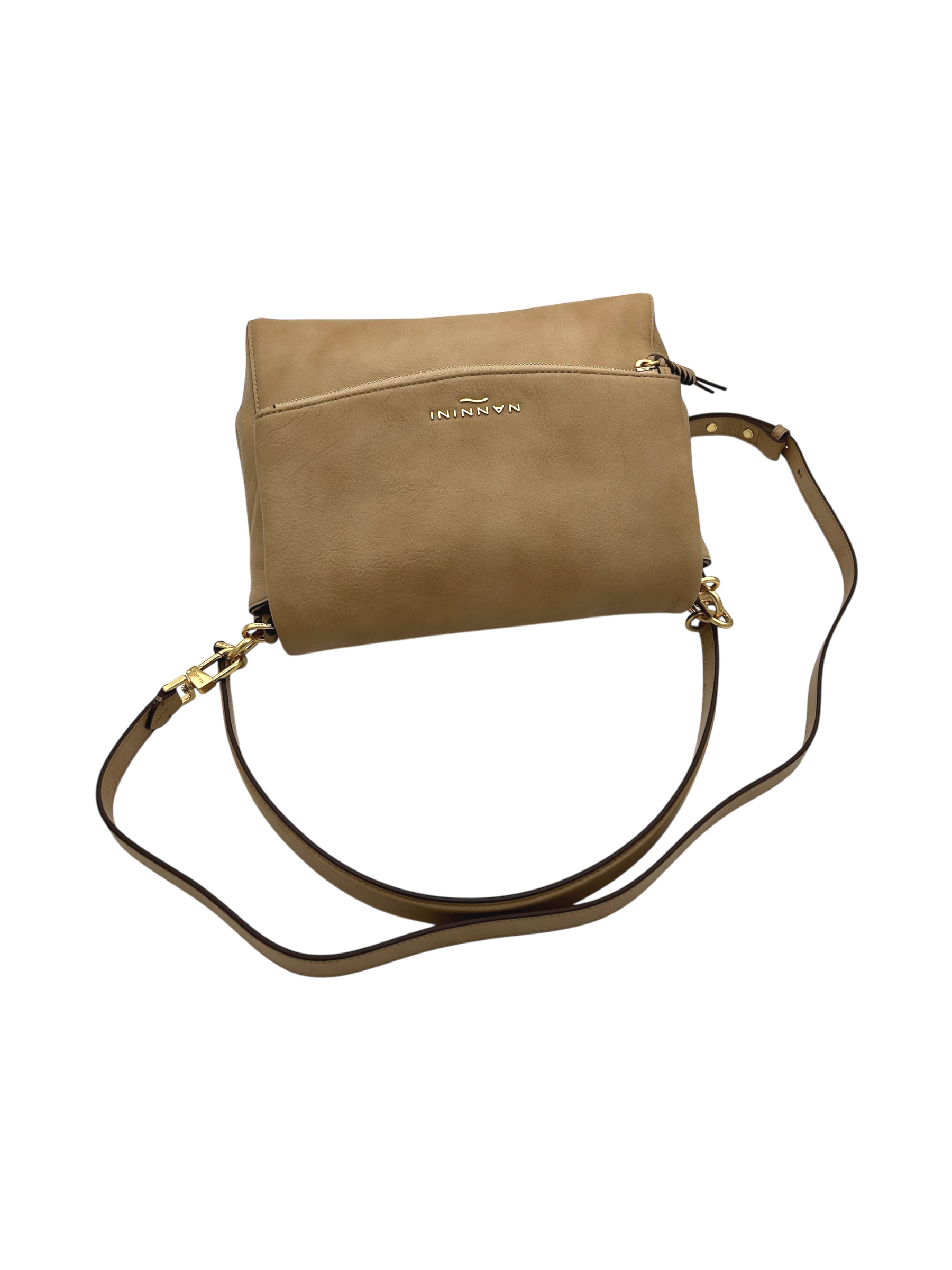 Borsa pelle Nannini Camel - 18636 -