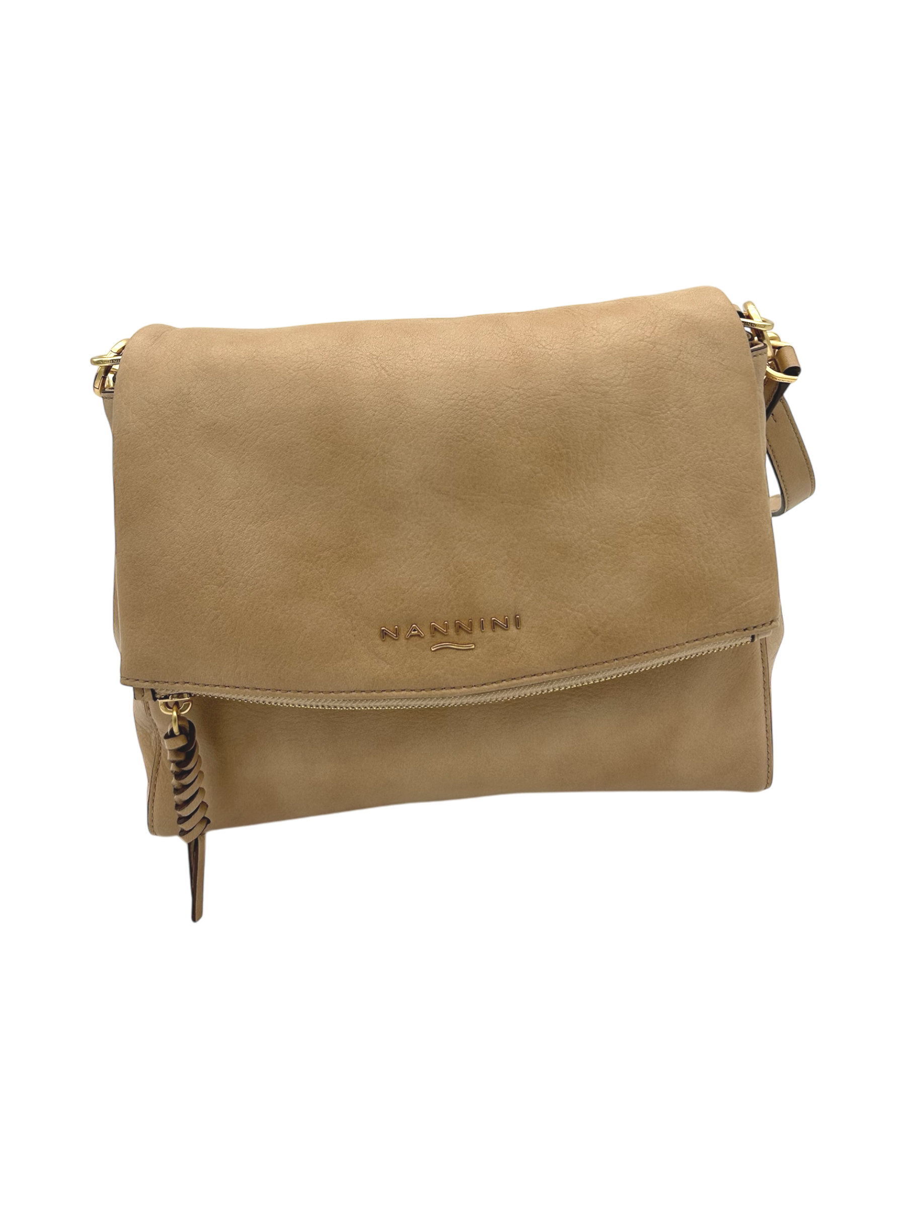 Borsa pelle Nannini Camel - 18636 -