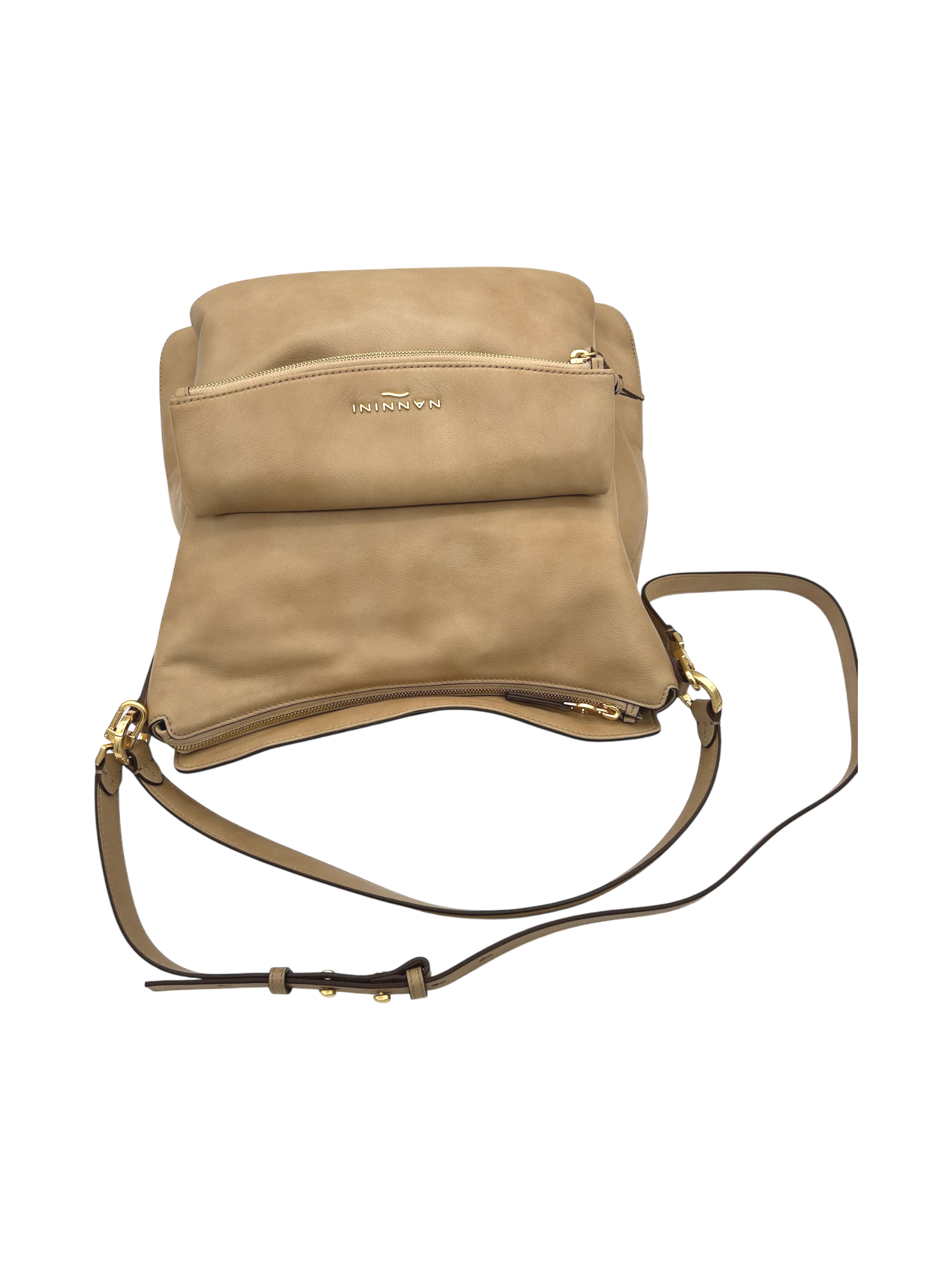 Borsa pelle Nannini Camel - 18638 -