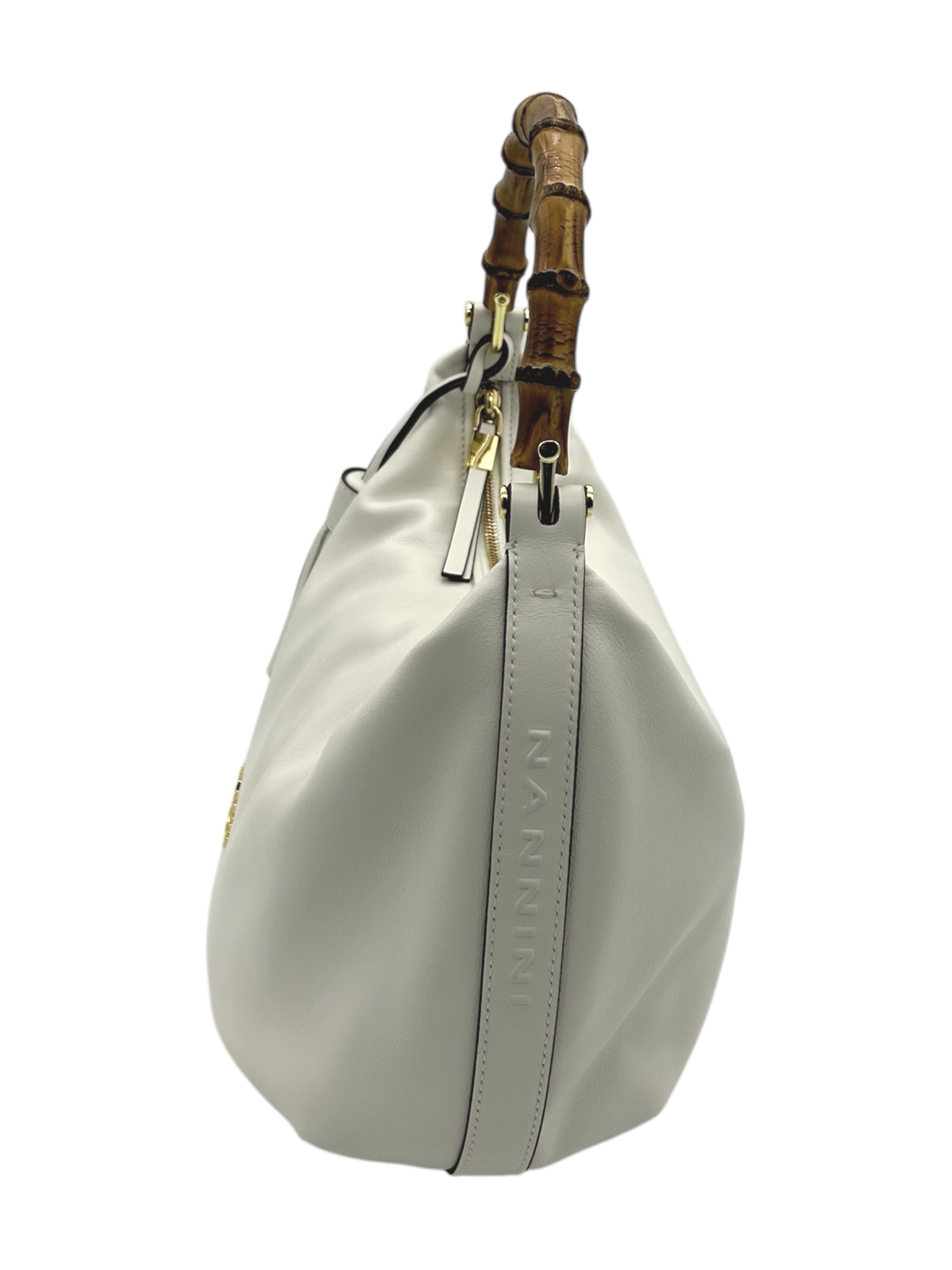 Borsa pelle Nannini Off White - 18225 -
