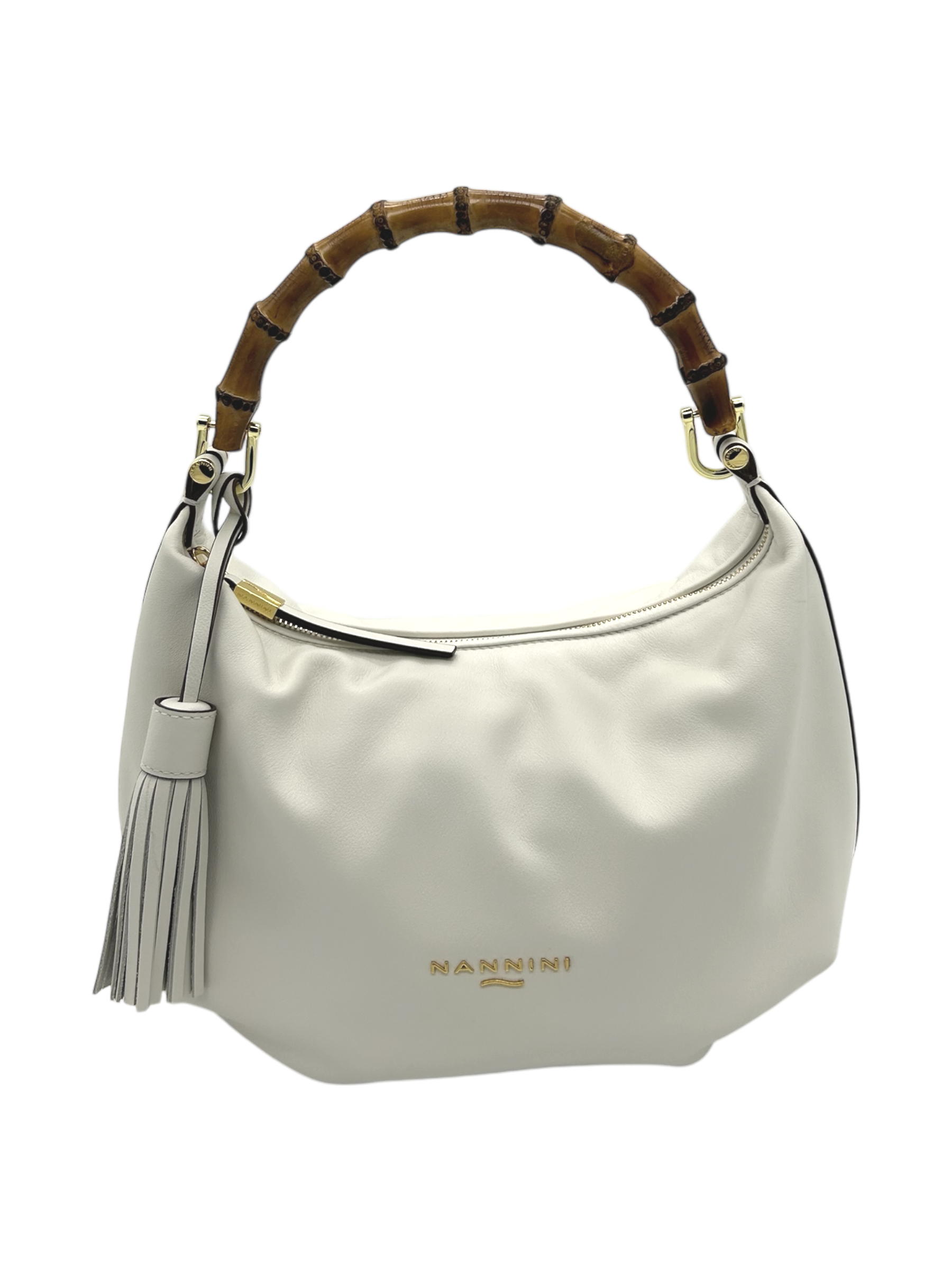 Borsa pelle Nannini Off White - 18225 -