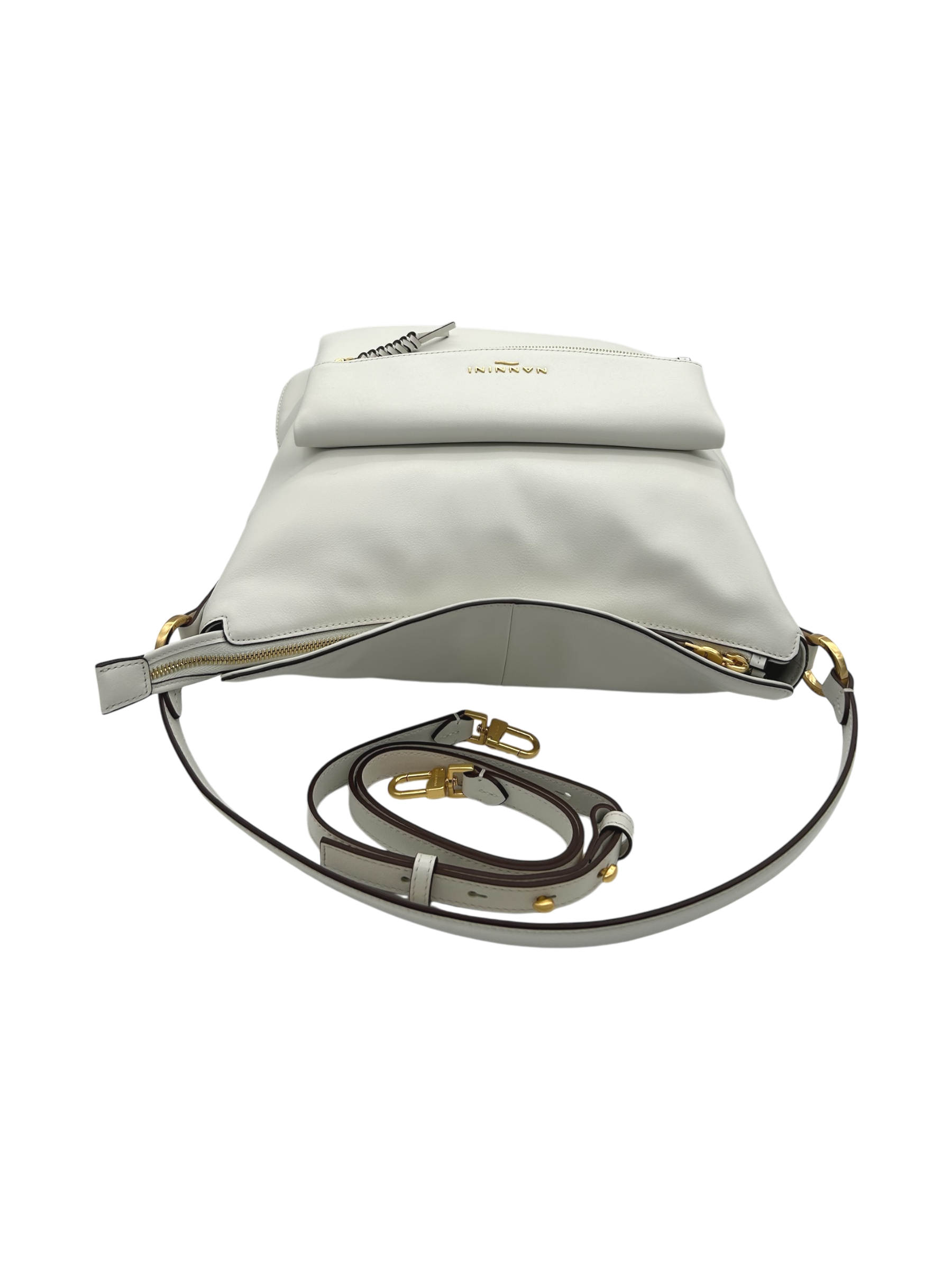 Borsa pelle Nannini Off White - 18638 -