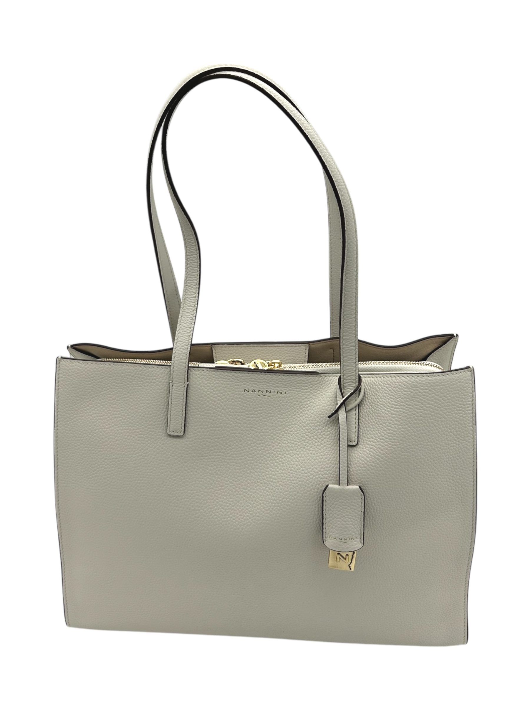 Borsa pelle Nannini Off White - 18651 -