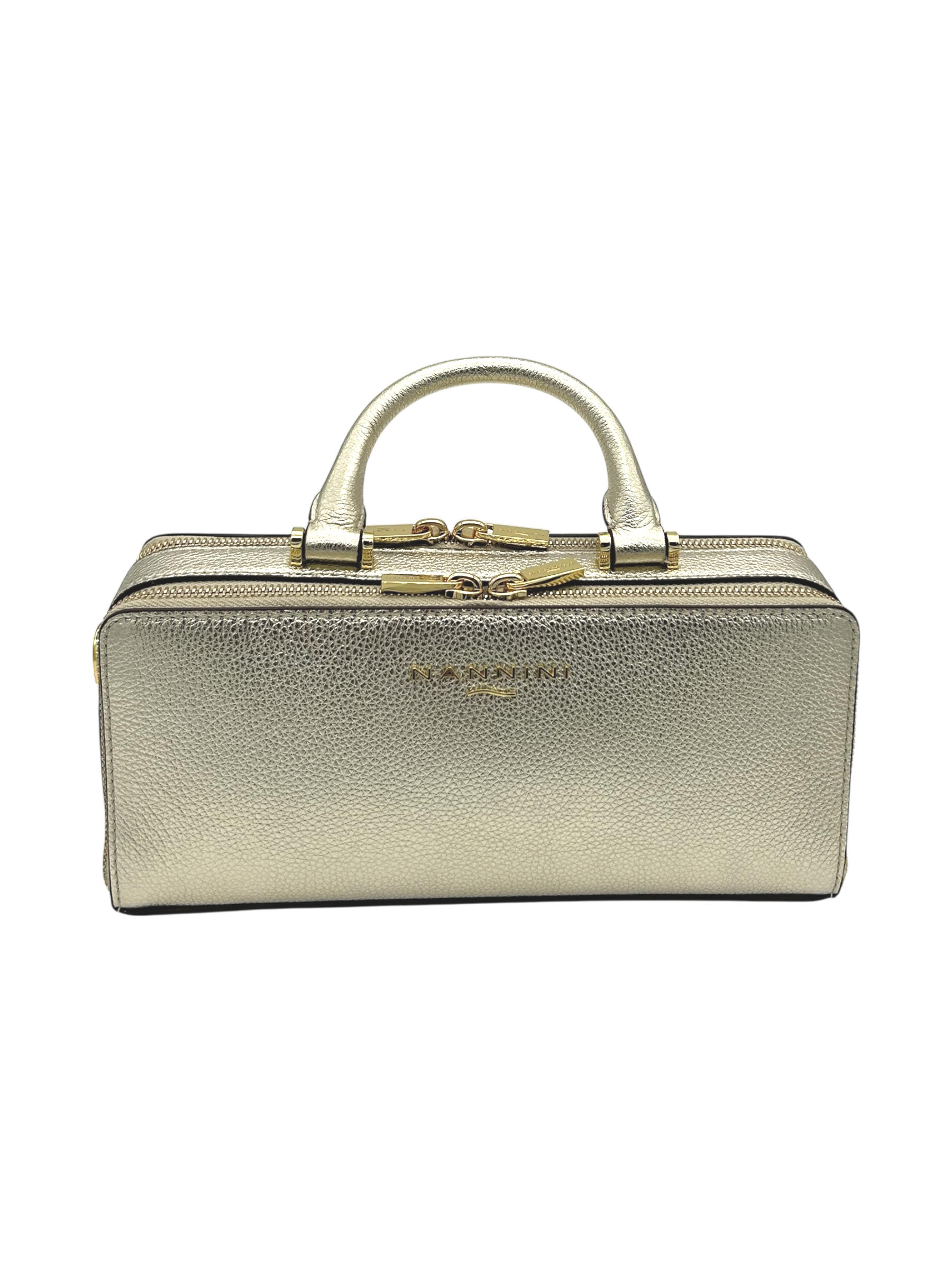 Borsa pelle Nannini Oro - 17397 H -
