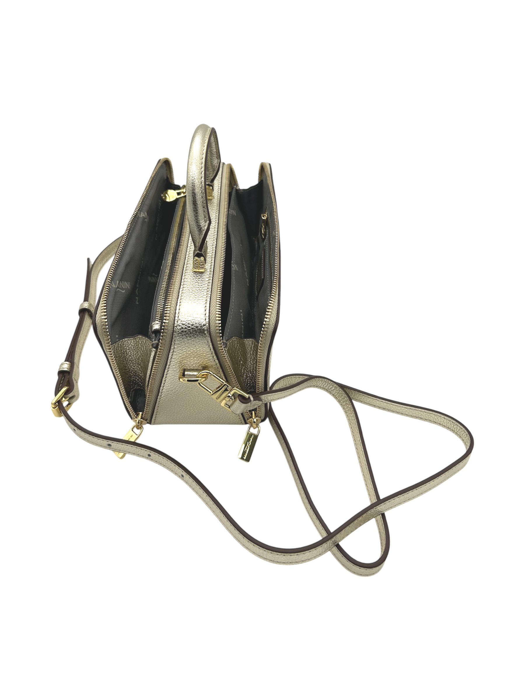 Borsa pelle Nannini Oro - 17397 H -