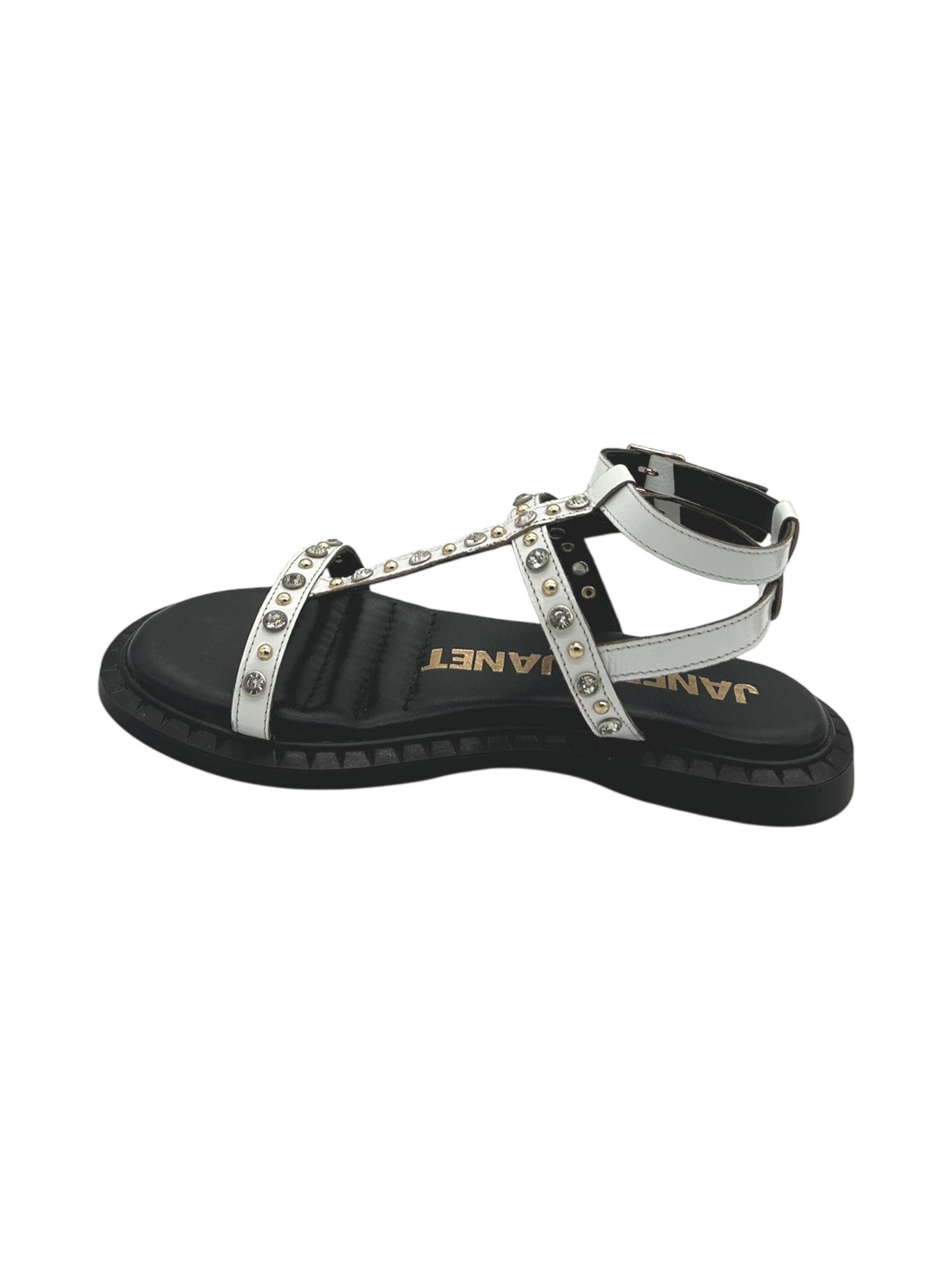 Sandalo pelle donna Janet & Janet White - J 148 -