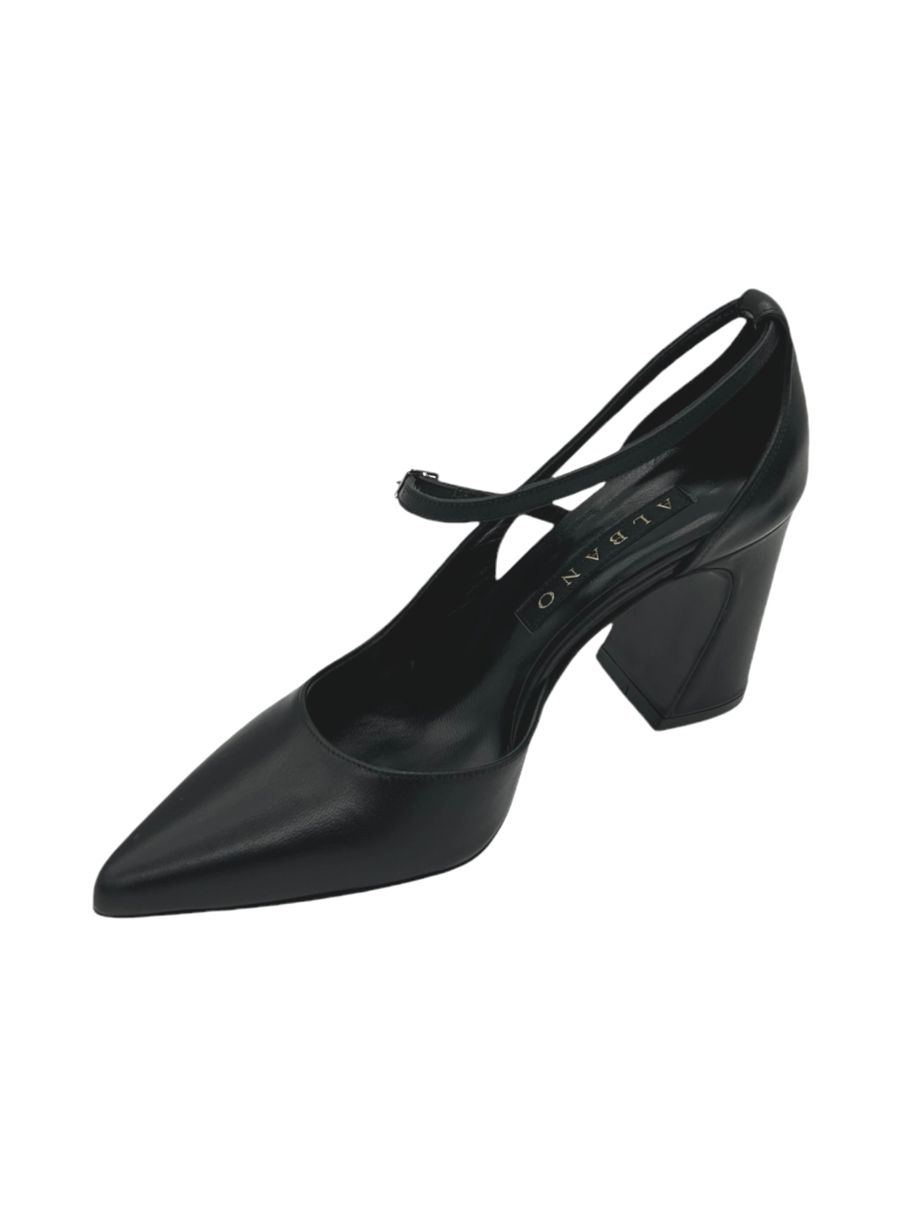 Décolleté pelle donna Albano Nero - 2815 -