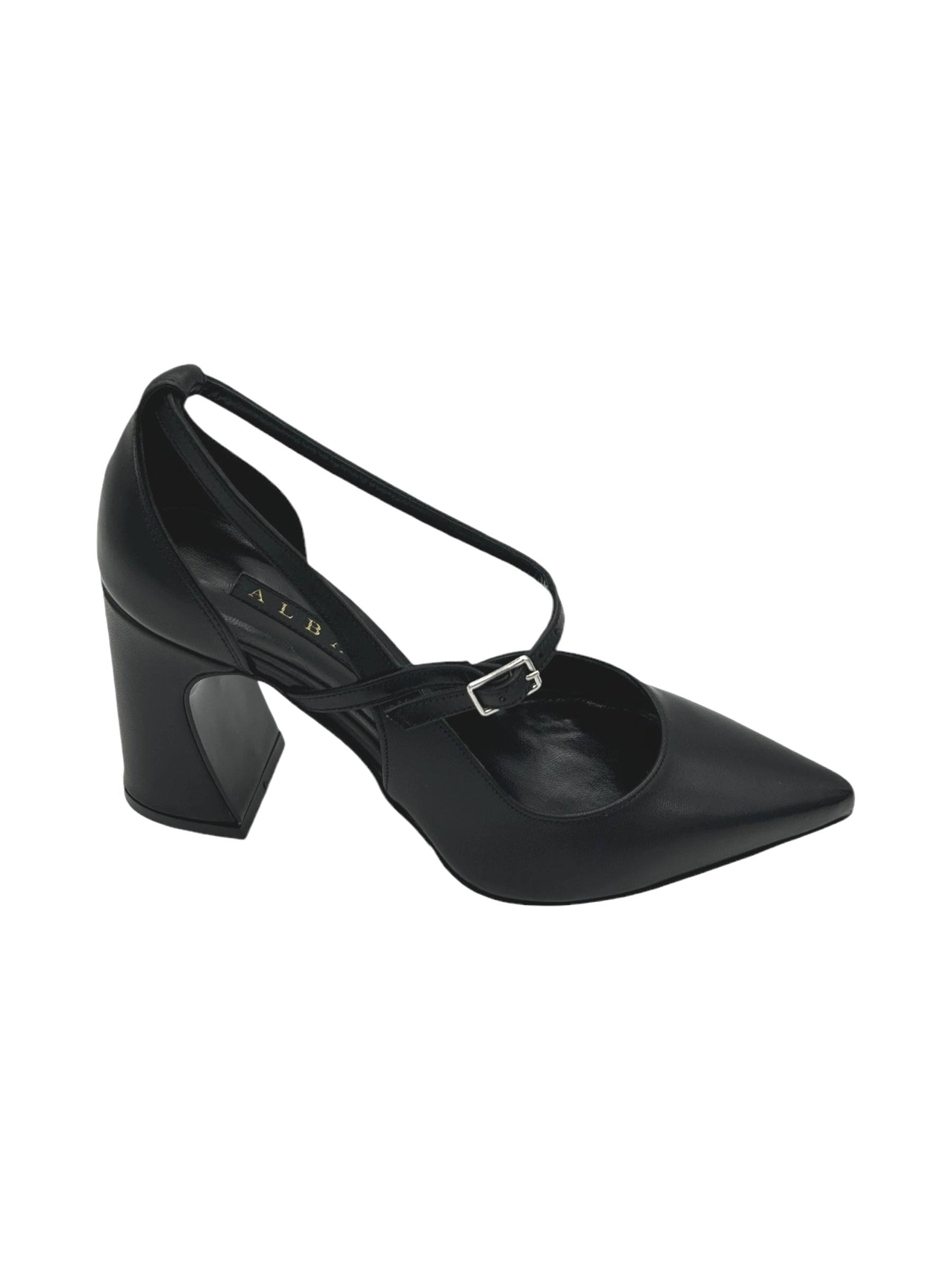 Décolleté pelle donna Albano Nero - 2815 -