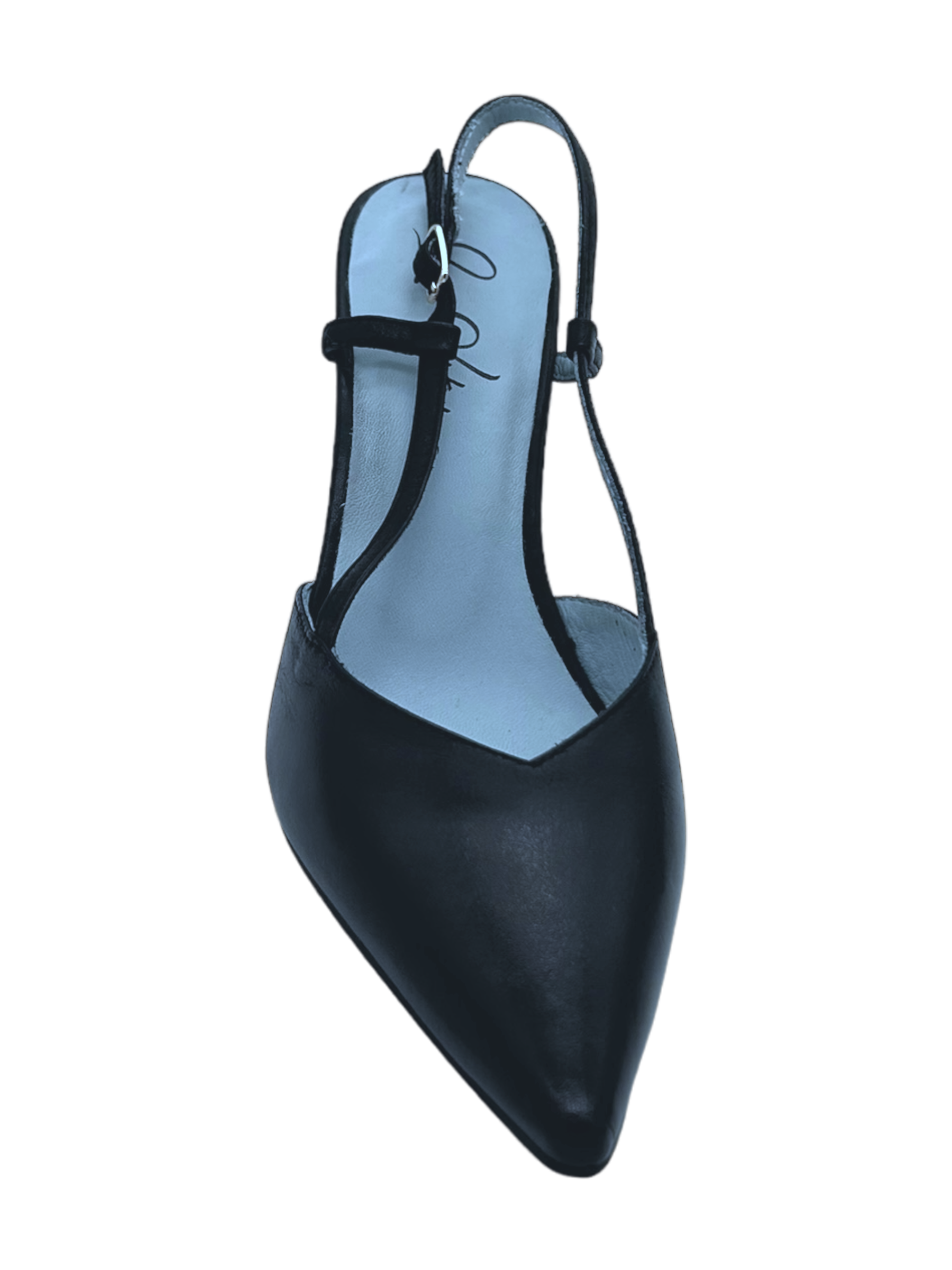 Décolleté pelle donna La Vitrina by Valery Blue Navy - X03-6 -