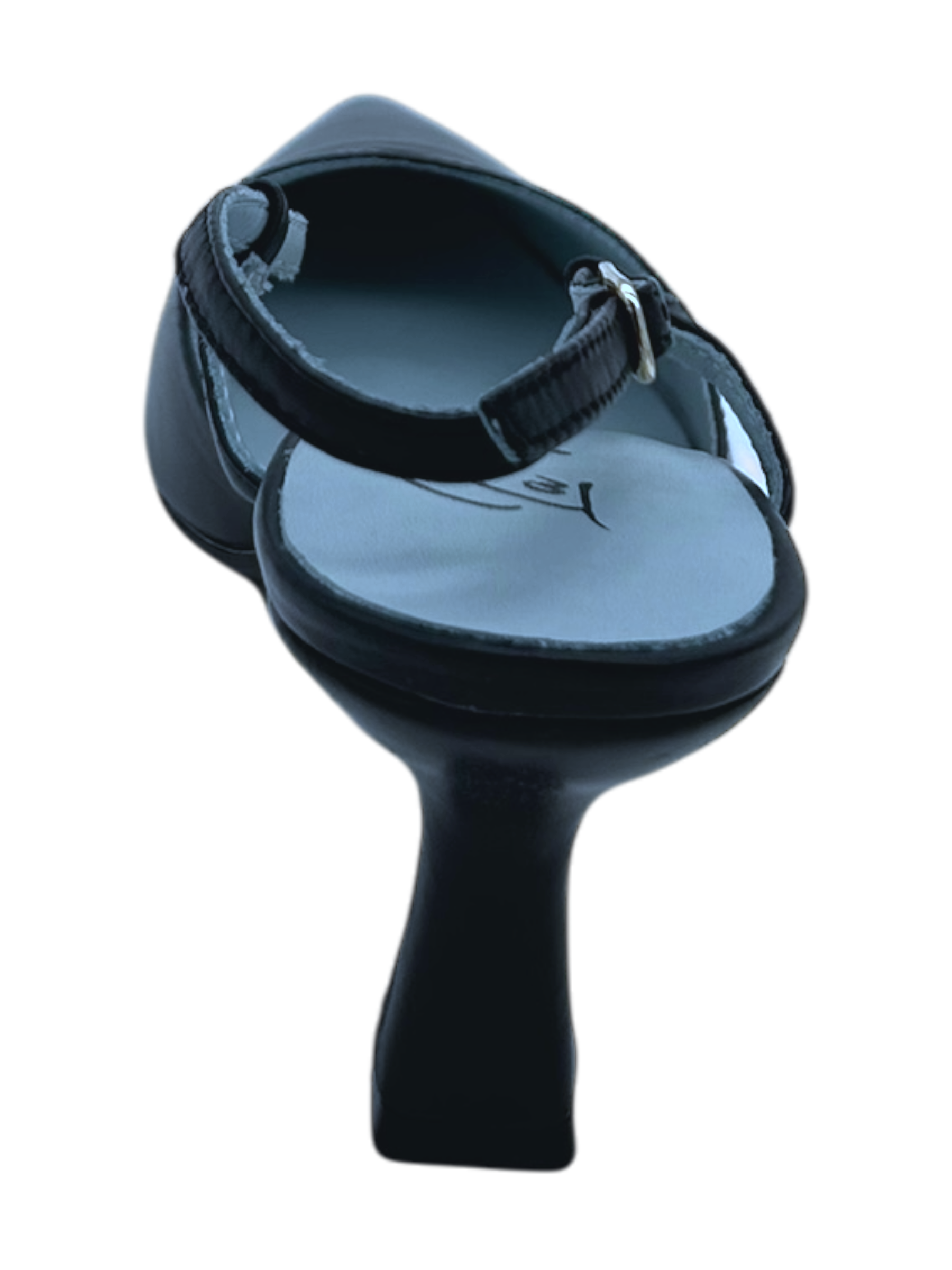 Décolleté pelle donna La Vitrina by Valery Blue Navy - X03-6 -