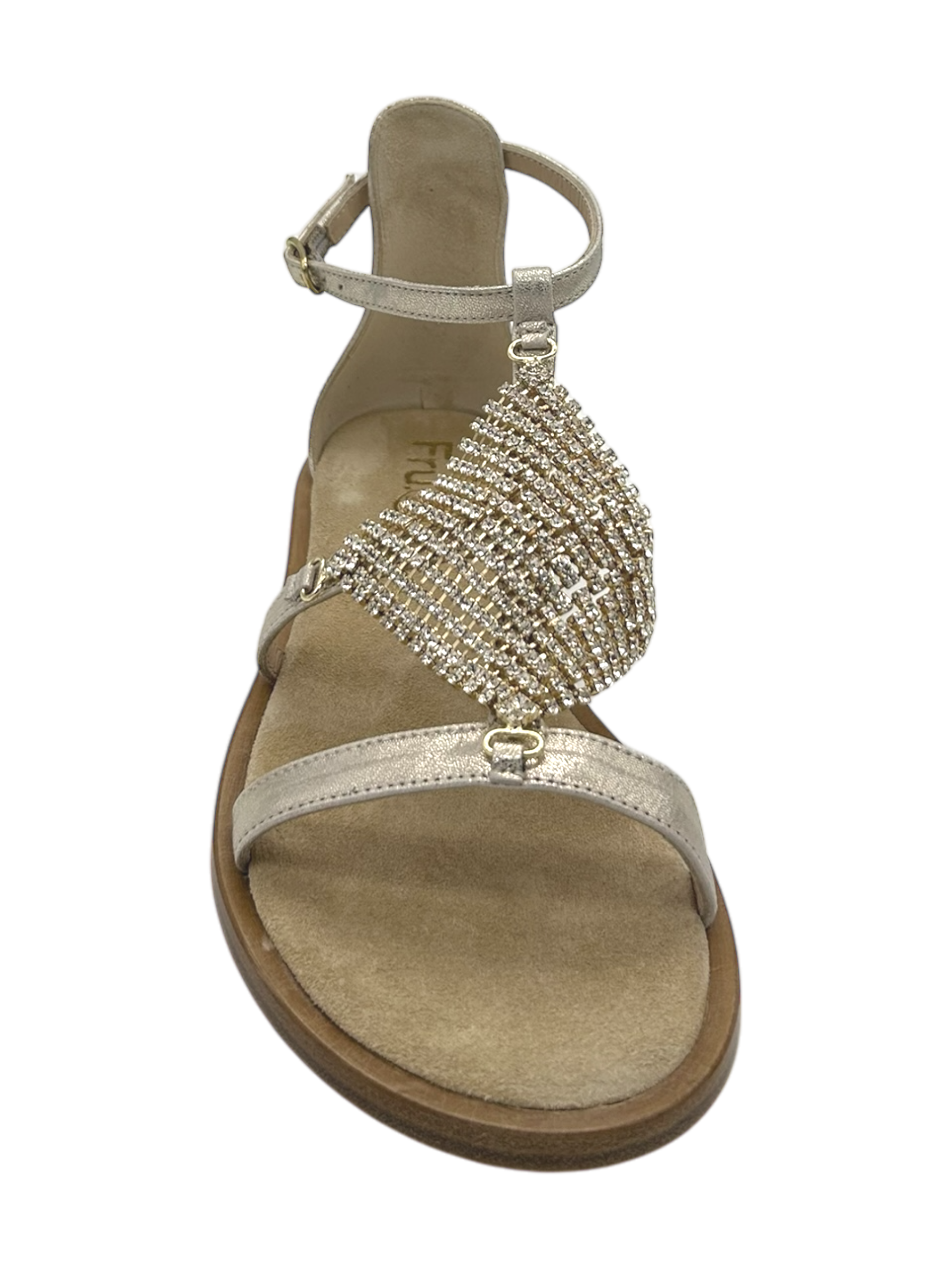 Sandalo pelle donna FRU.IT Ivory - 9184 -