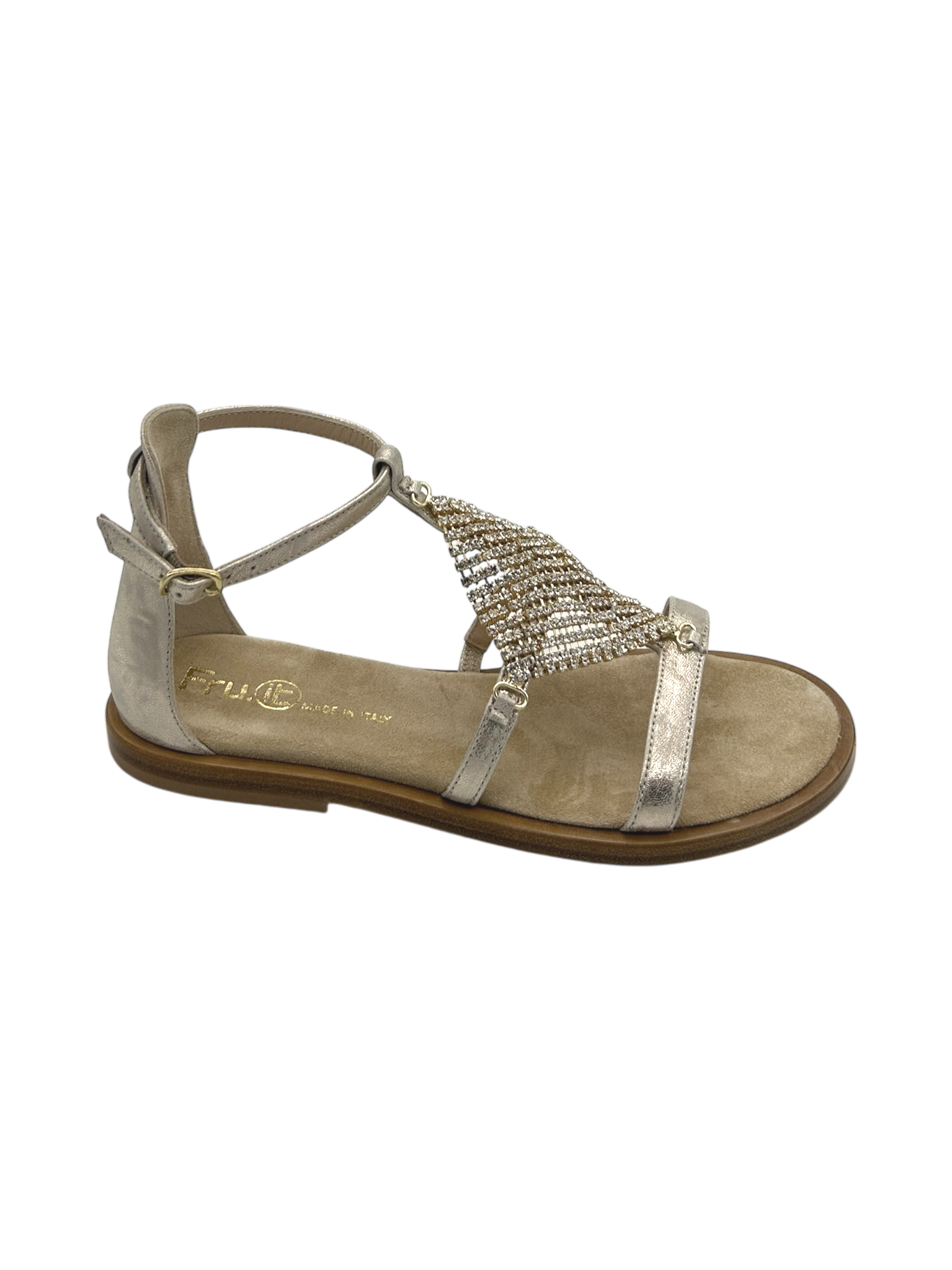Sandalo pelle donna FRU.IT Ivory - 9184 -