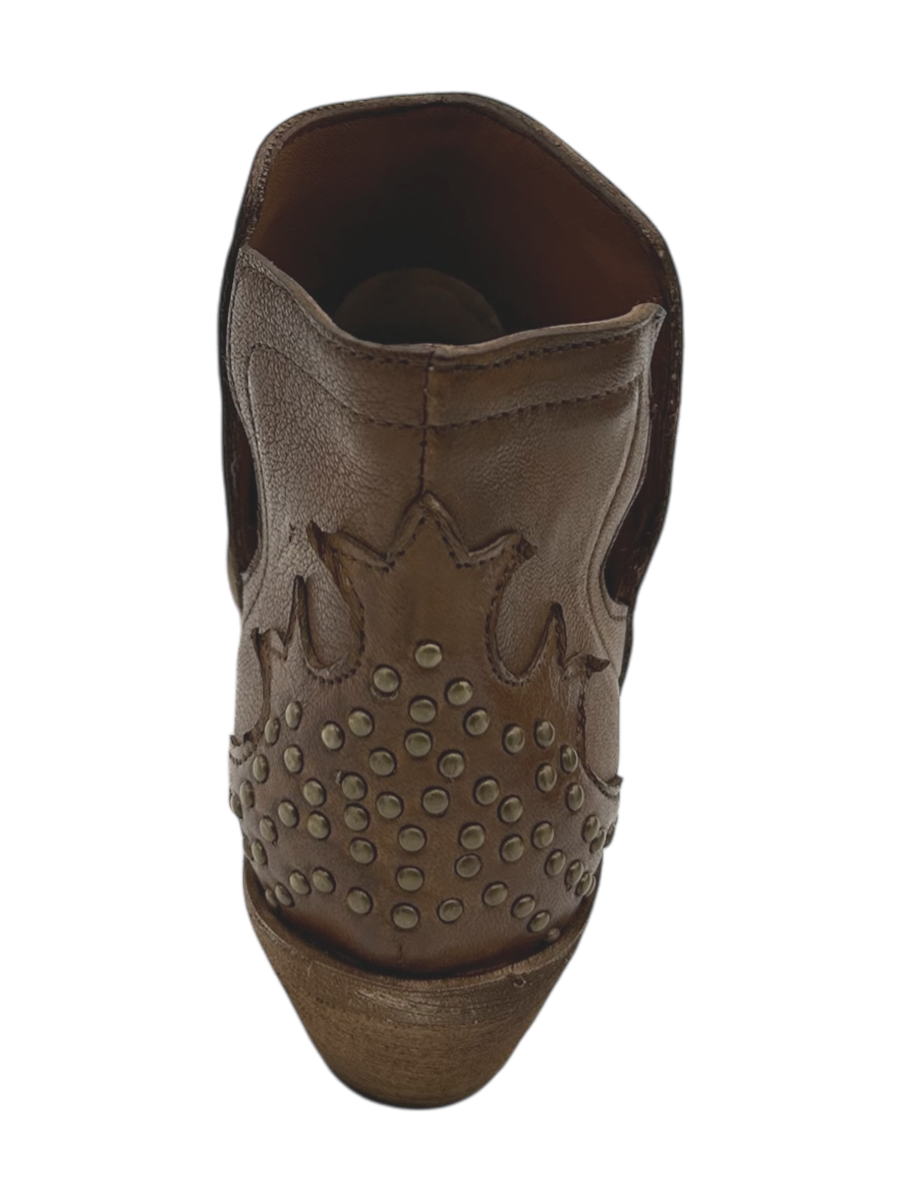 Stivaletto pelle texano Zoe Cuoio - Dakota 04 -