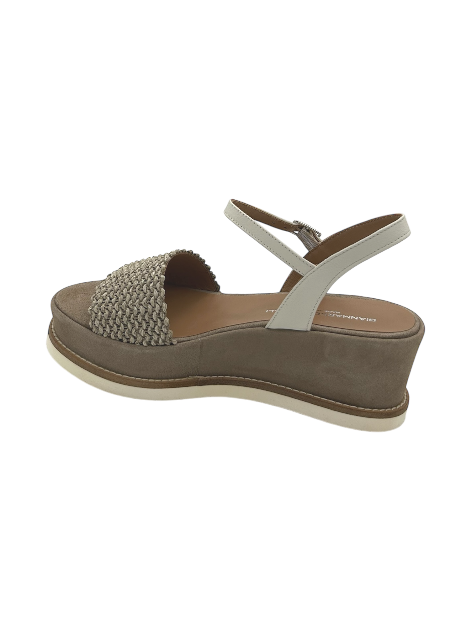 Sandalo pelle donna GIANMARCO SORELLI Naturale - 2162 Jil -