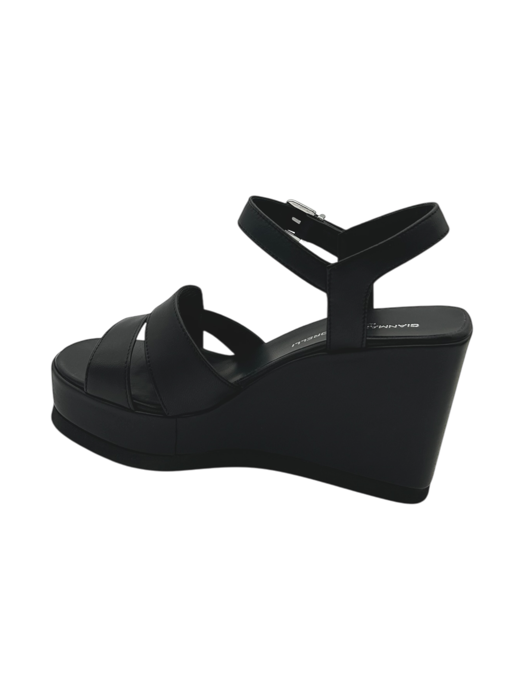 Sandalo pelle donna GIANMARCO SORELLI Nero - 3033 Vale -