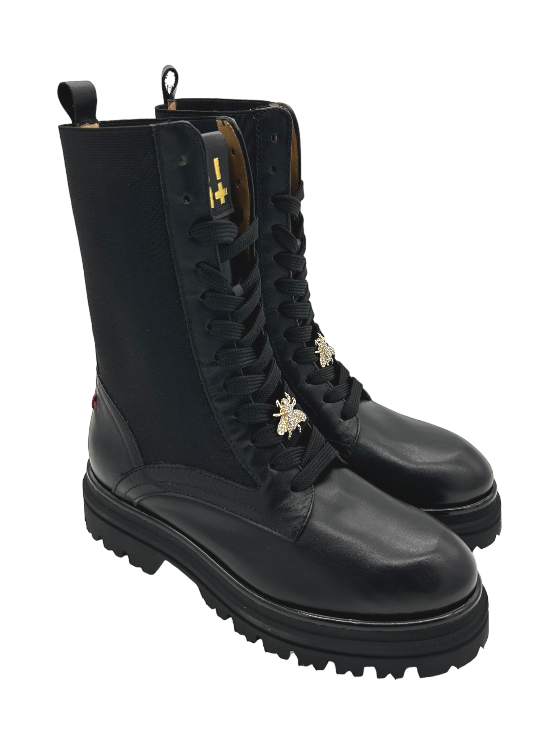 Anfibio pelle donna GIO+ Combi Black - MIA 06 -