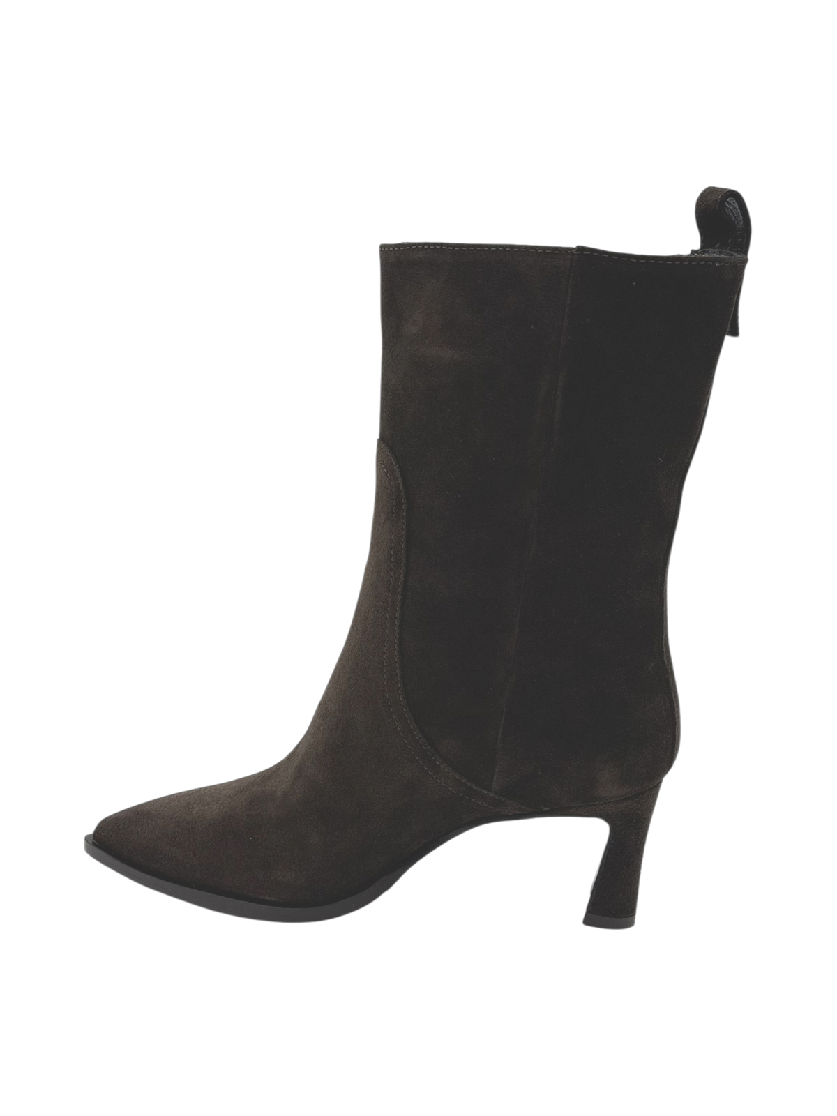 Stivaletto donna Maja by Valery AV131 in camoscio testa di moro